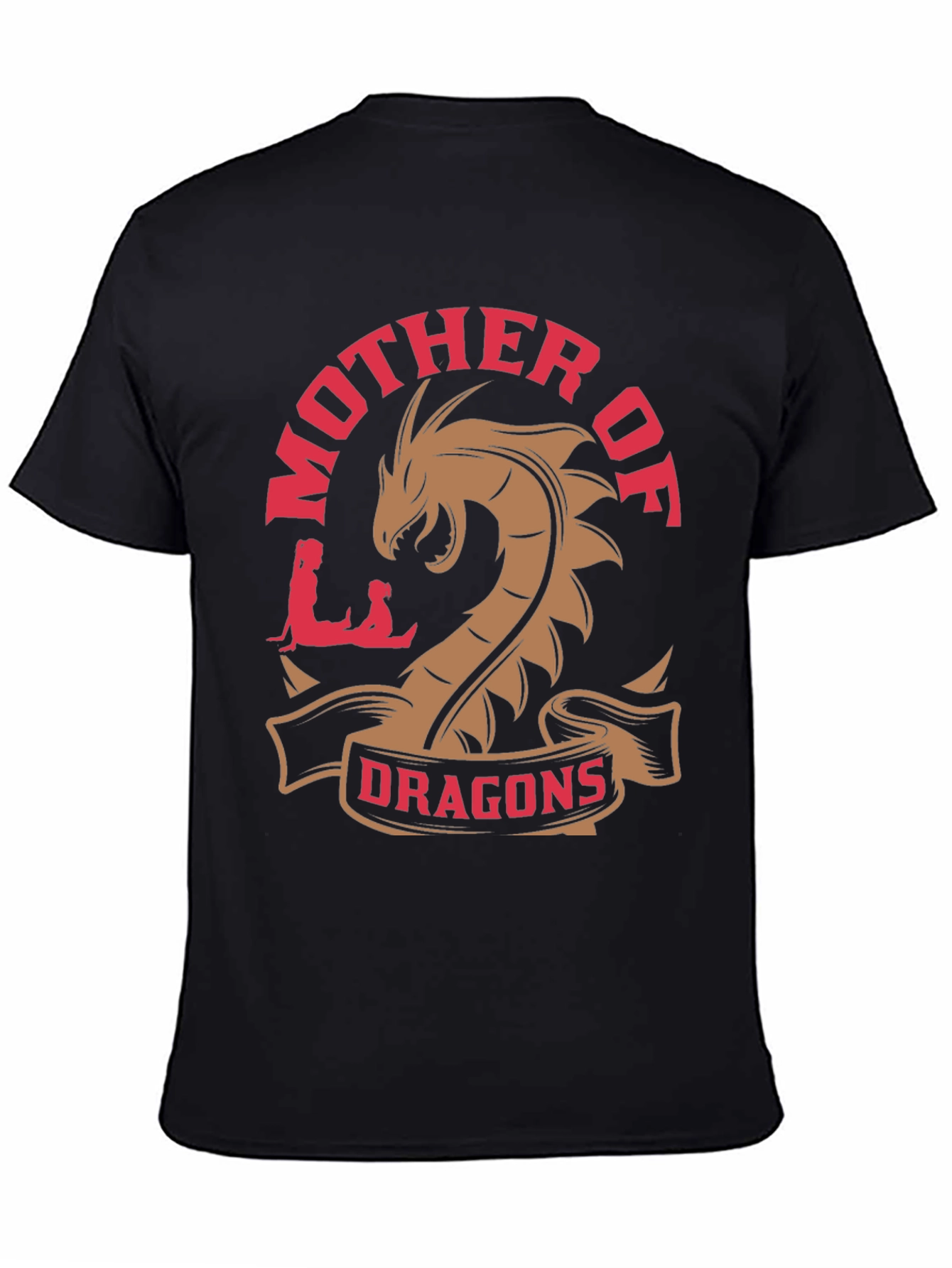Black Mother of Dragons Graphic Tee view 4