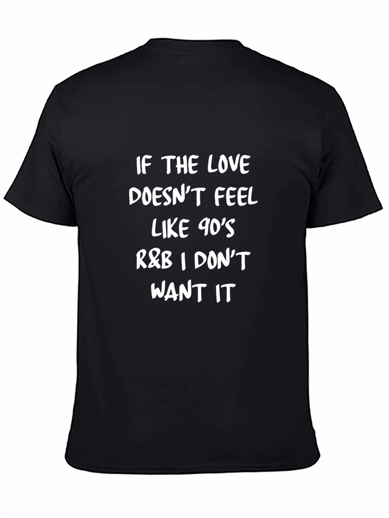Black 90's R&B Inspired T-Shirt view 4