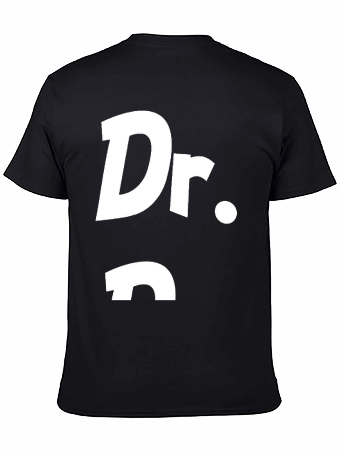 Black Dr. Who Parody T-Shirt - Geek Chic Tee view 4