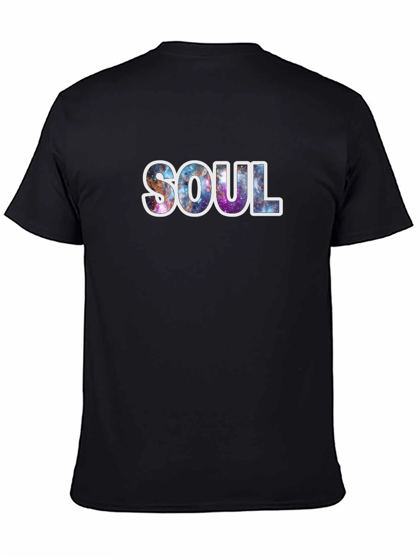 Black Soul Galaxy Graphic T-Shirt - Unique Design view 4