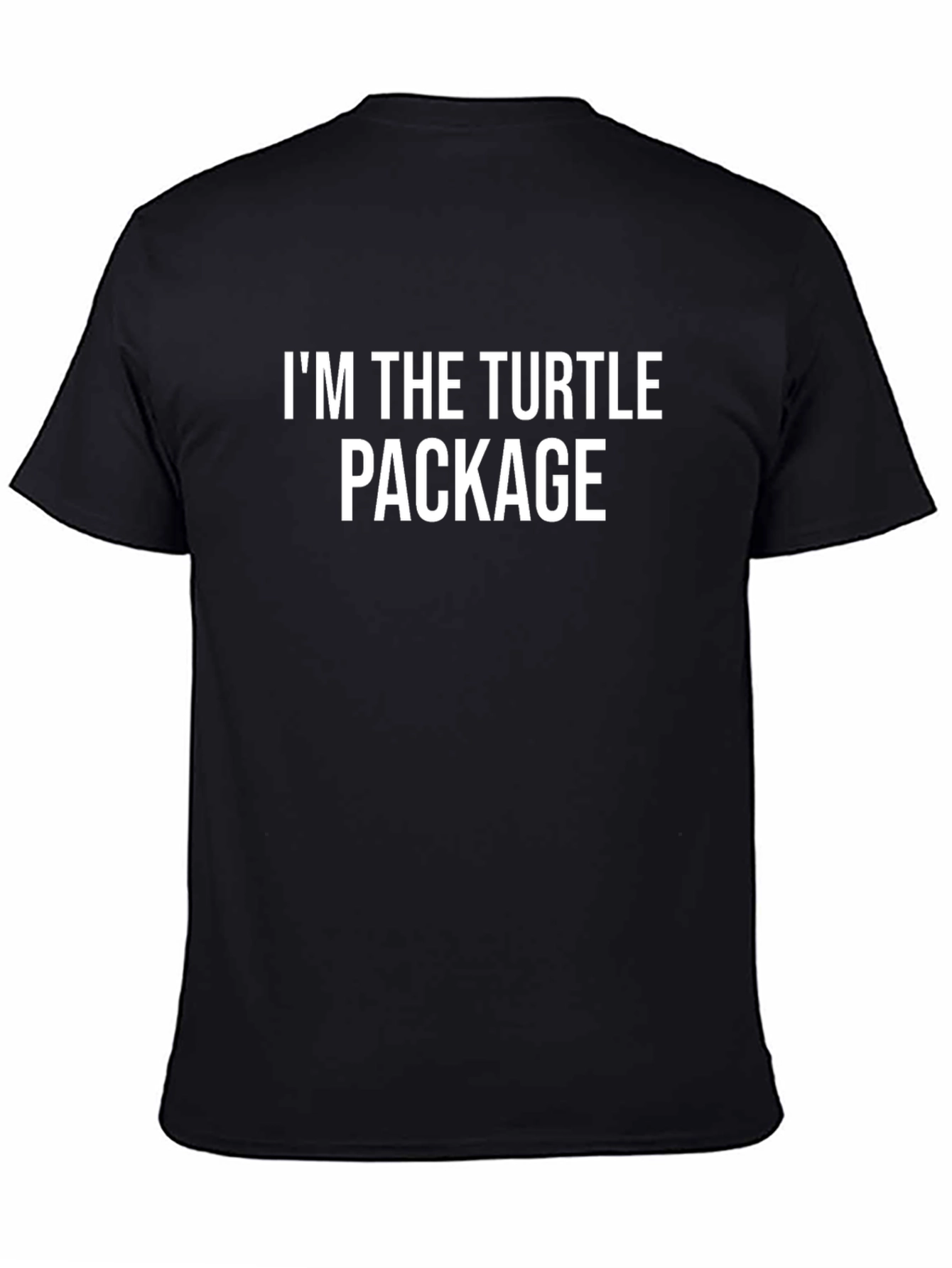 Black I'm The Turtle Package Graphic Tee view 4