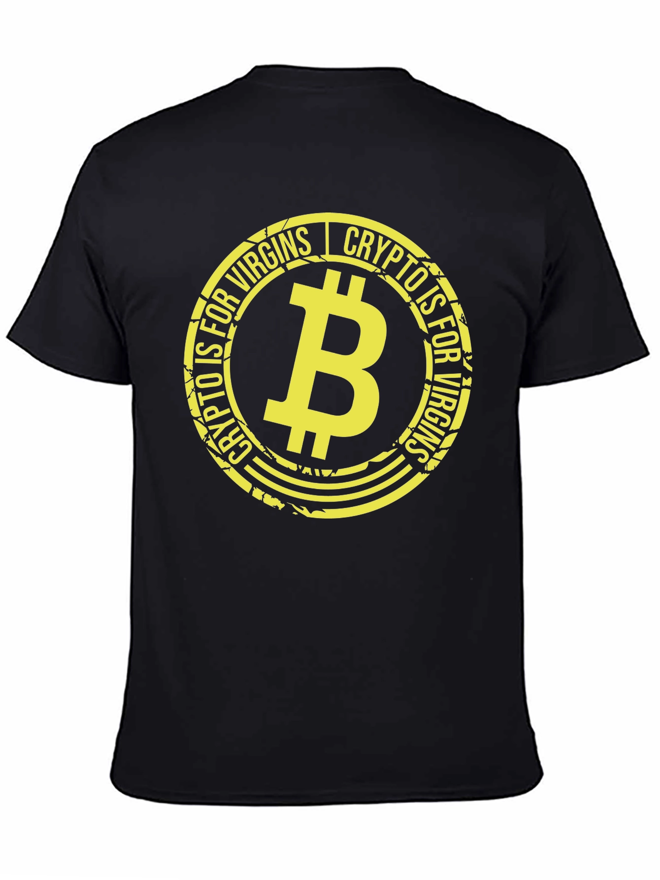 Black Crypto is for Virgins T-Shirt view 4