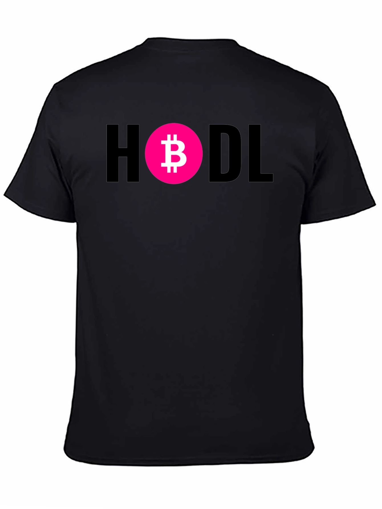 Black HODL Bitcoin Crypto T-Shirt - Black Cotton view 4