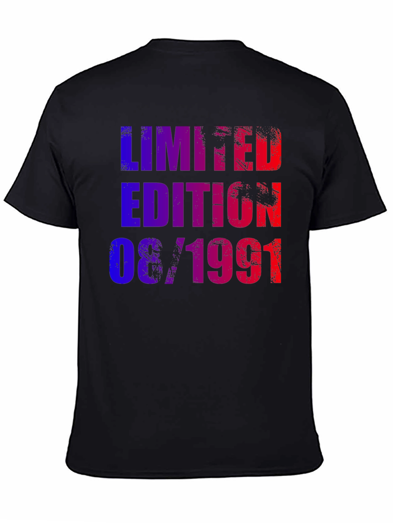 Black Limited Edition 08/1991 Graphic T-Shirt view 4