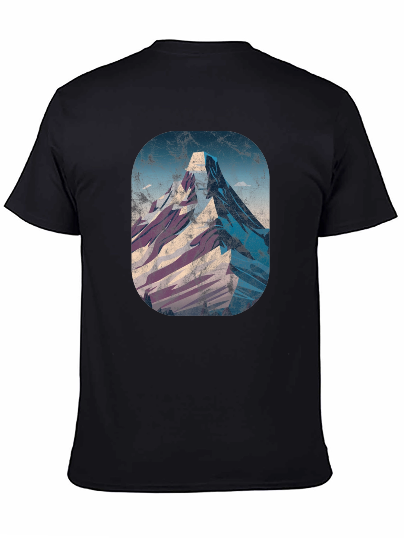 Black Mountain Graphic Tee - Distressed Print view 4