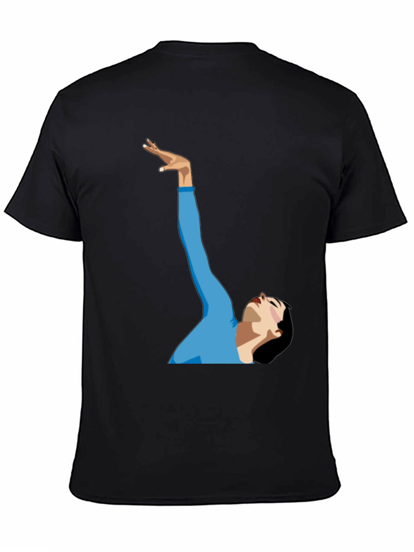 Black Dancer Graphic Tee - Stylish Unisex T-Shirt view 4