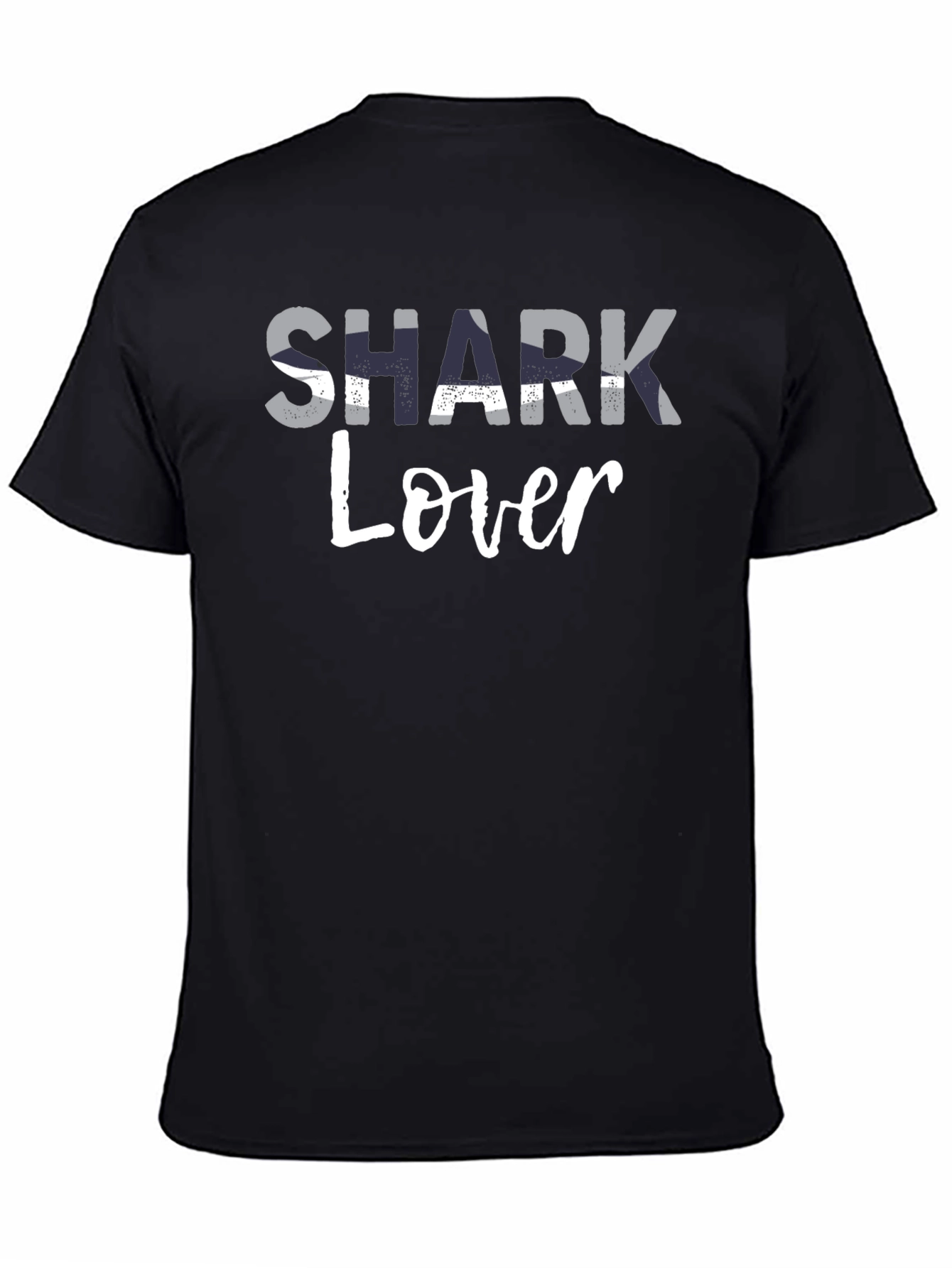 Black Shark Lover Black T-Shirt view 4