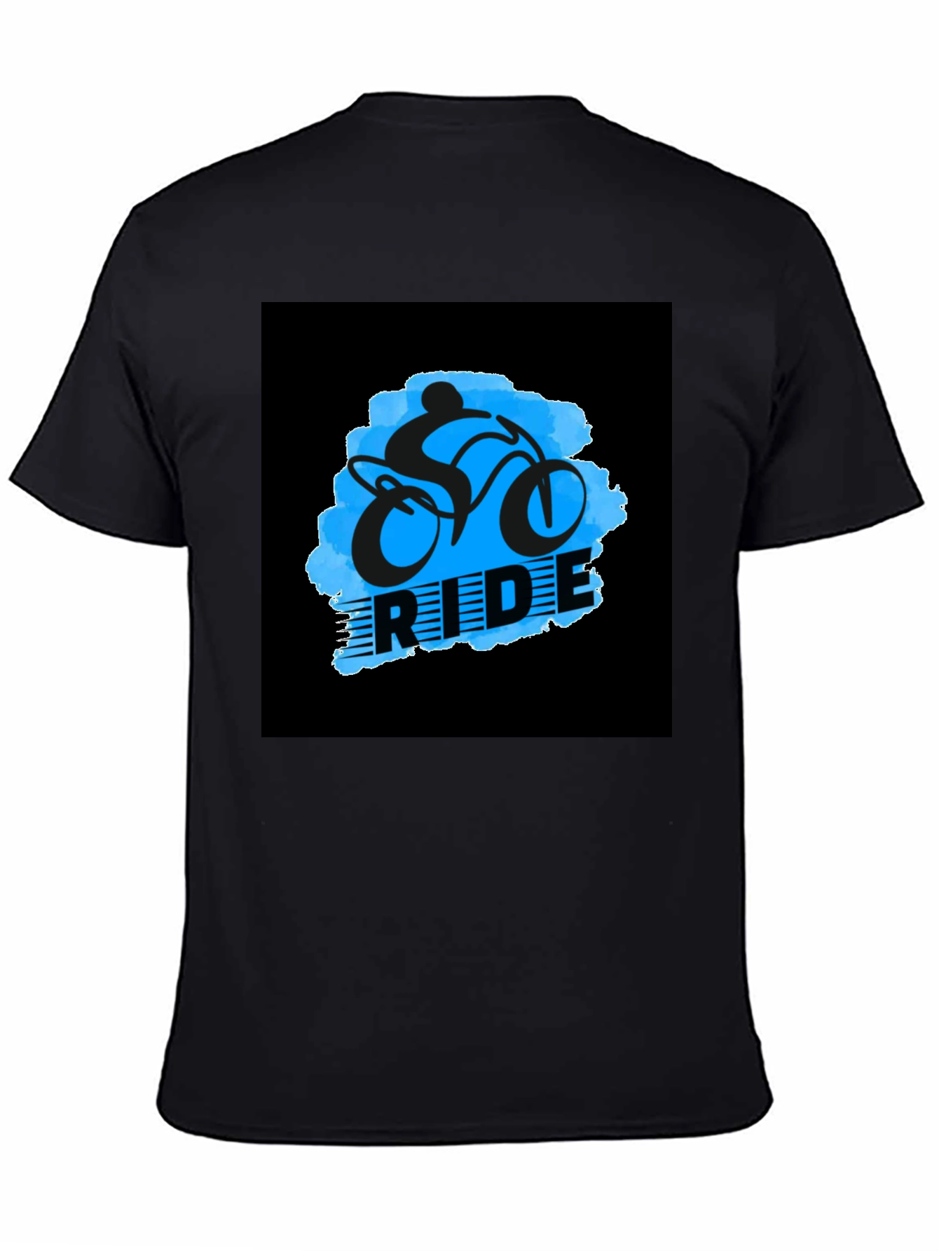 Black Ride Graphic Black T-Shirt view 4