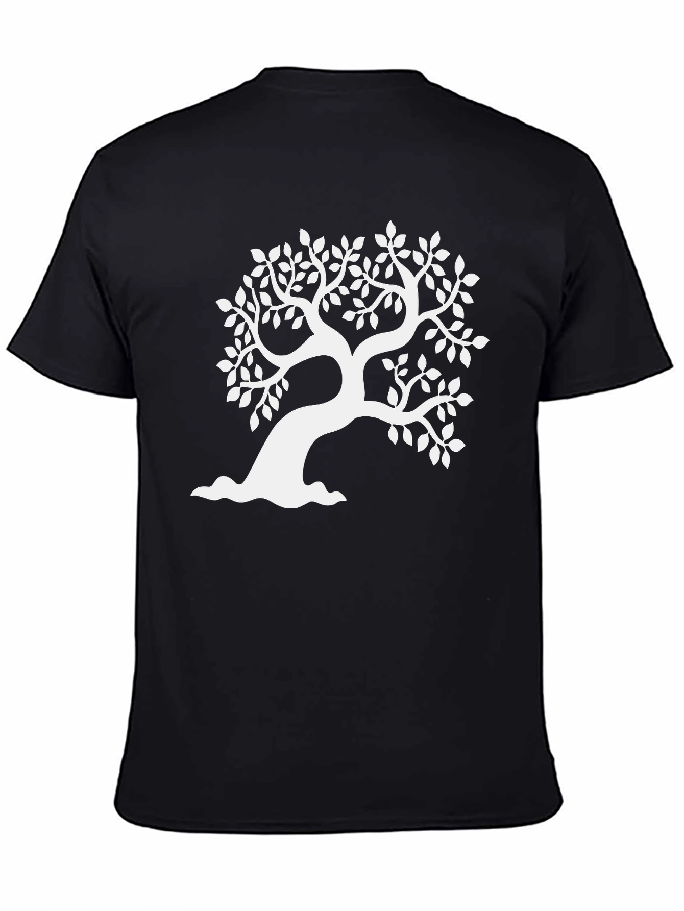 Black Tree of Life Graphic Tee - Nature Inspired Comfort view 4