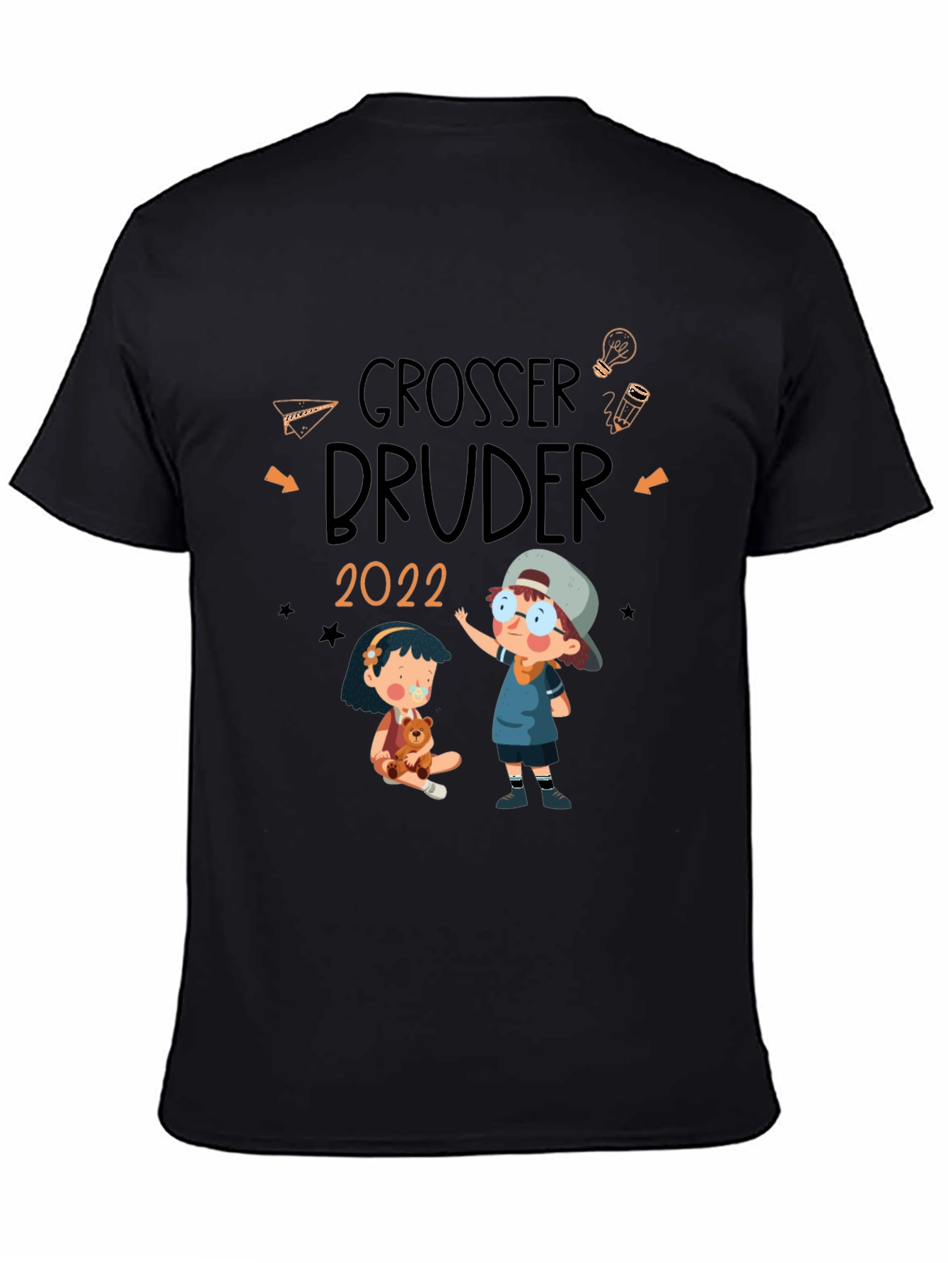 Black Grosser Bruder 2022 T-Shirt view 4