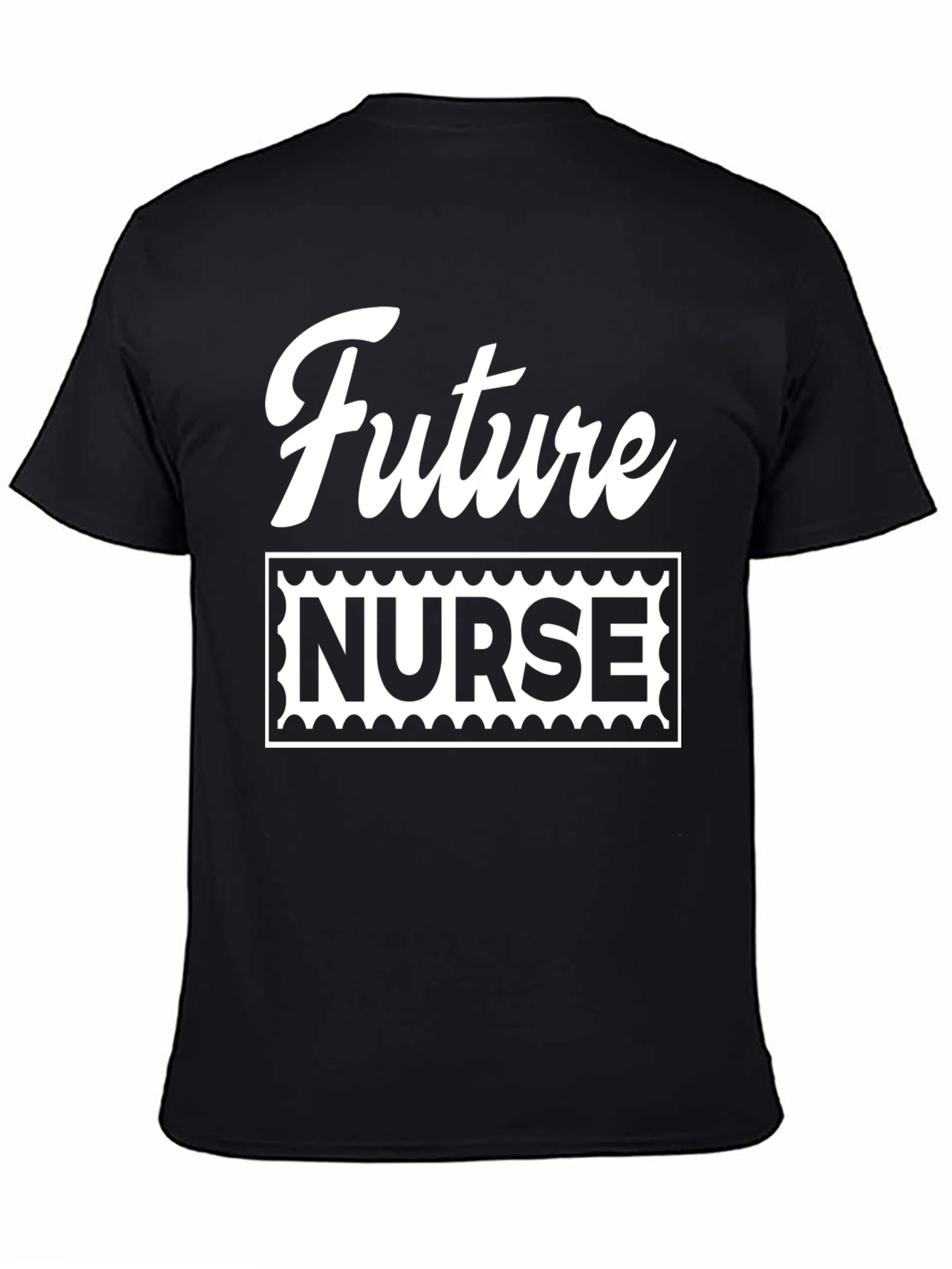 Black Future Nurse T-Shirt - Graduation Gift view 4