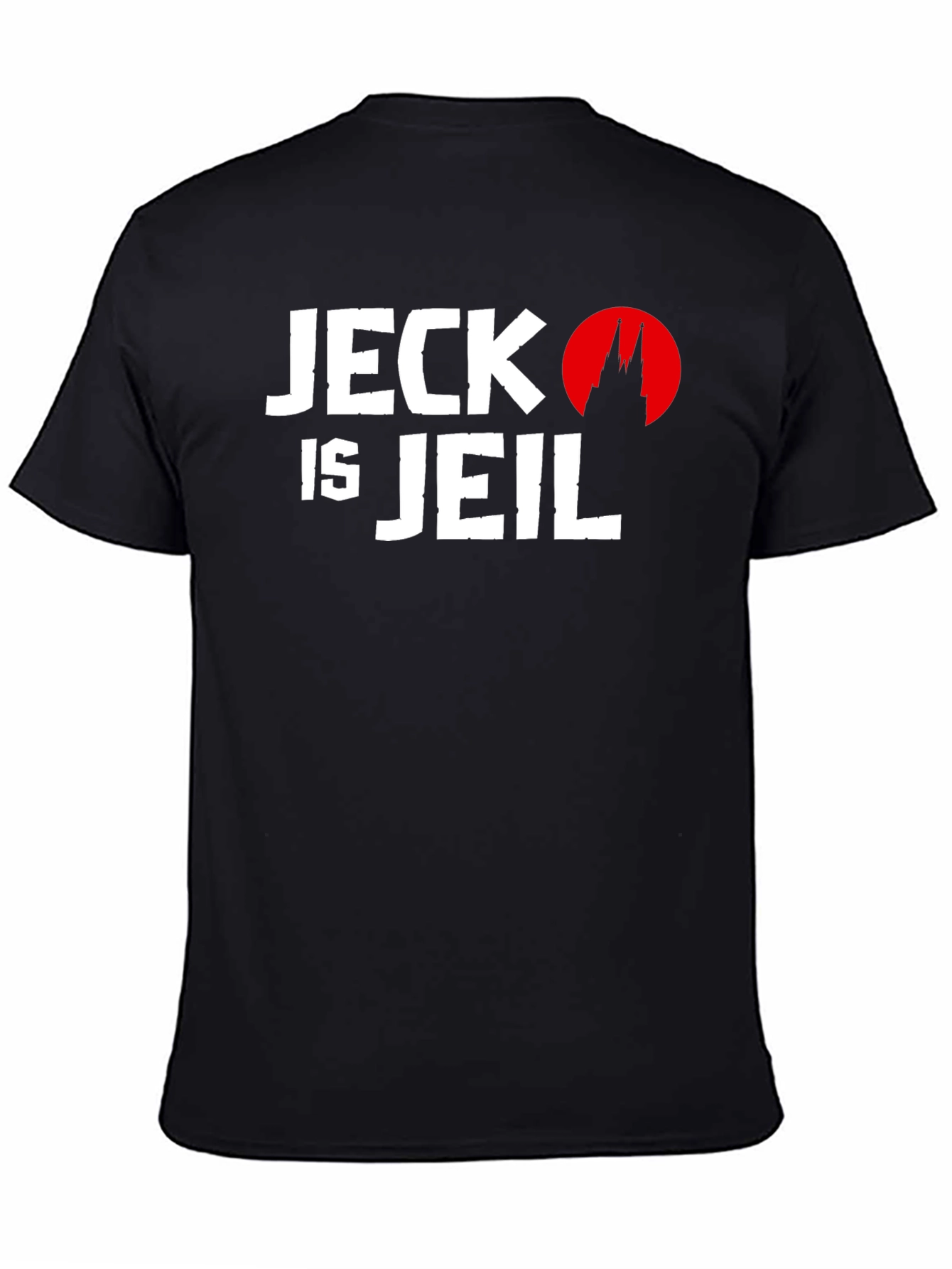 Black Jeck is Jeil T-Shirt - Black Crew Neck Graphic Tee view 4