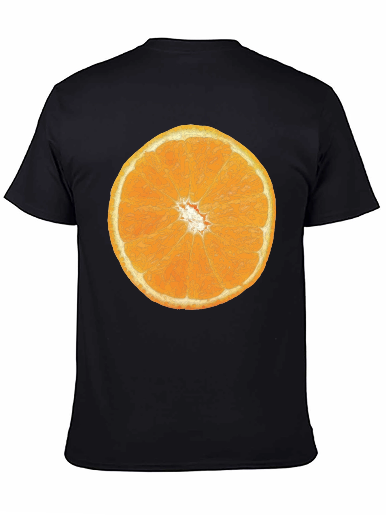 Orange Slice Graphic Tee - Citrus Fruit T-Shirt - 4