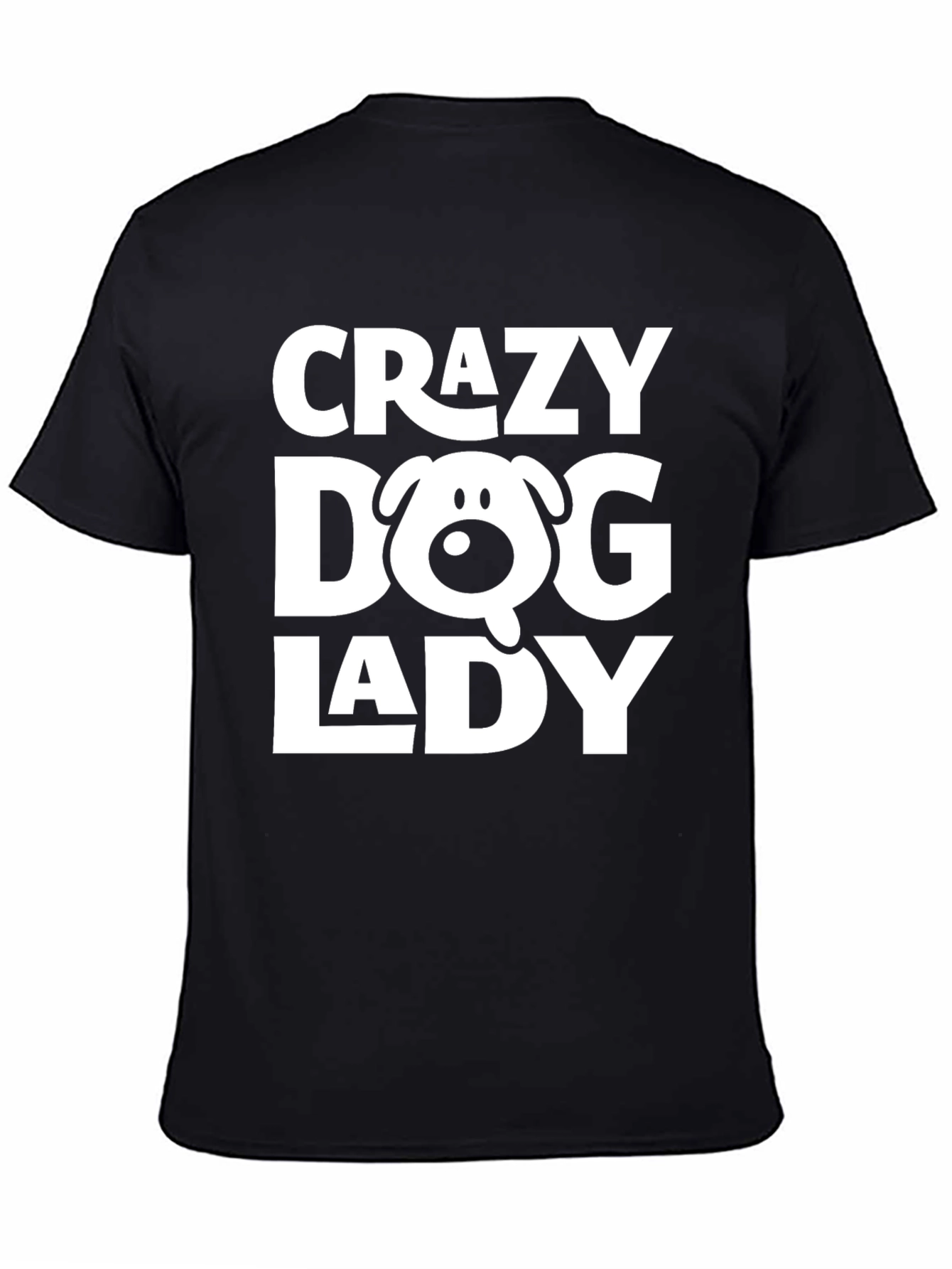 Crazy Dog Lady T-Shirt - Novelty Pet Lover Tee - 4