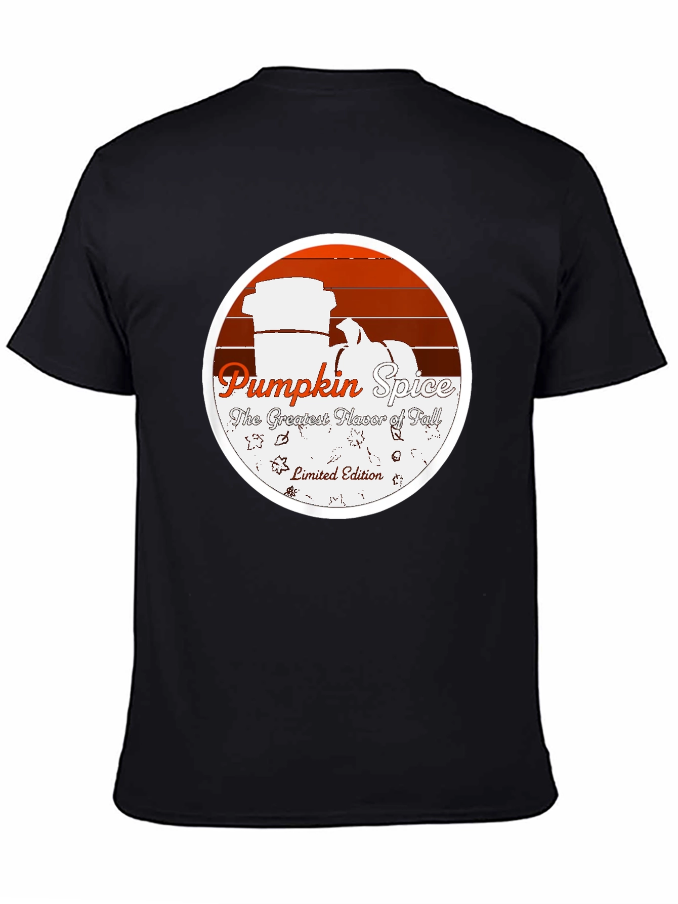 Black Pumpkin Spice Fall Limited Edition T-Shirt view 4
