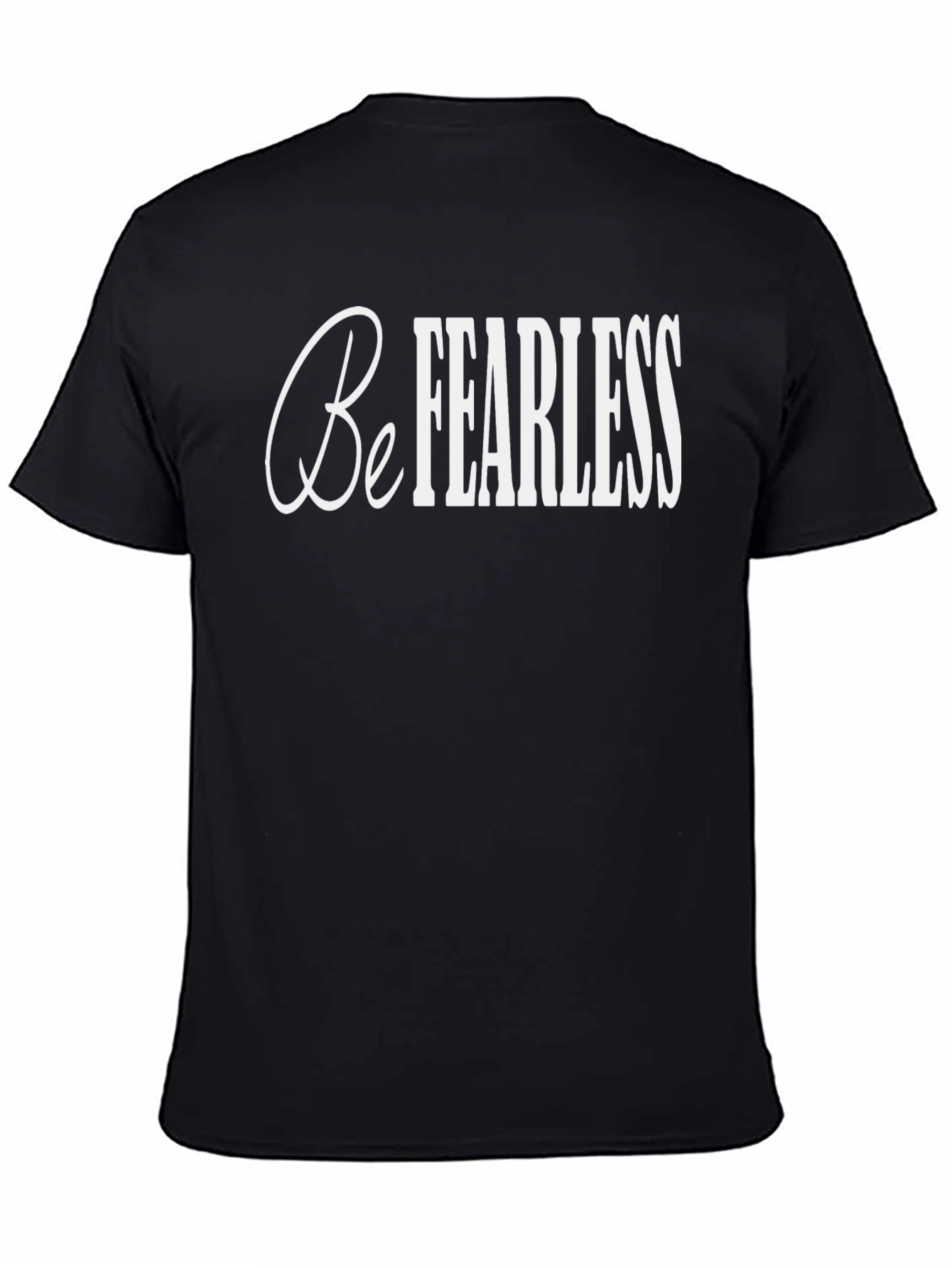 Black Be Fearless Graphic Tee - Mens Short Sleeve view 4