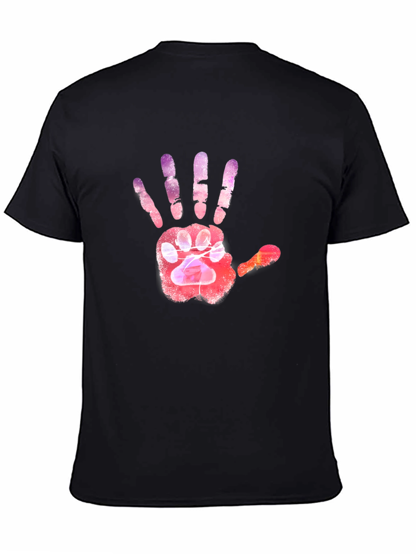 Paw Print Hand T-Shirt - 4