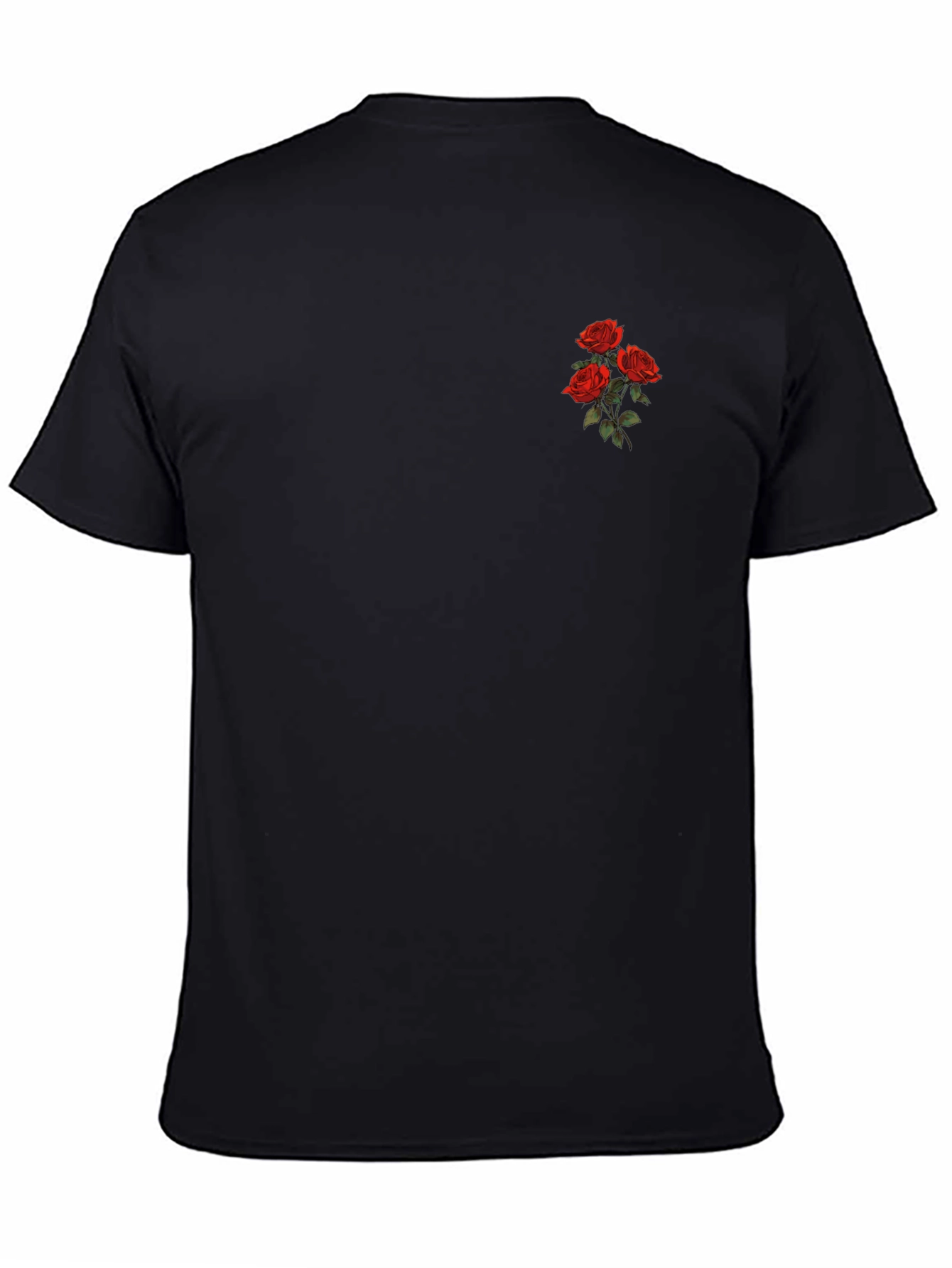 Black Rose Bouquet T-Shirt view 4