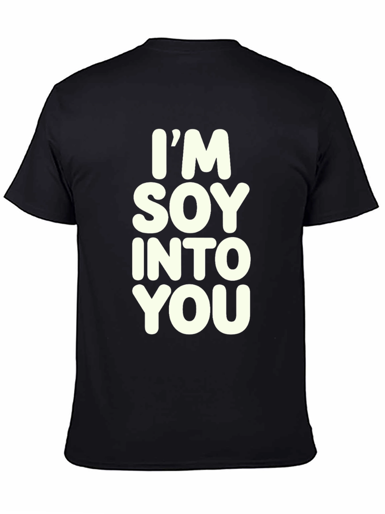 Black I'm Soy Into You Graphic Tee view 4