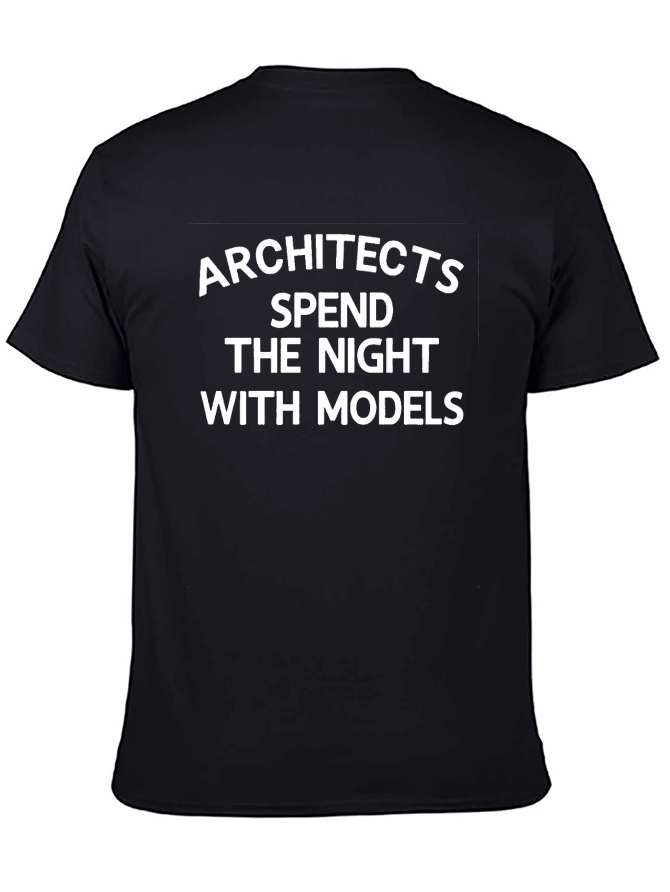 Black Architects Spend The Night With Models T-Shirt view 4