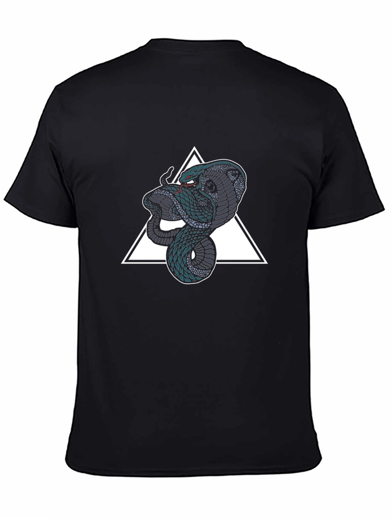 Cobra Triangle Graphic Tee - Mens Black T-Shirt - 4