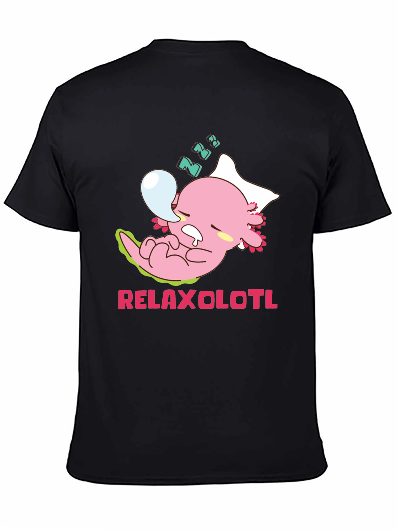 Relaxolotl T-Shirt - Kawaii Axolotl Tee - 4