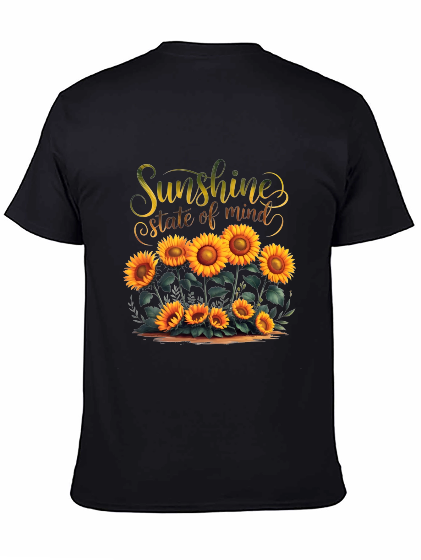 Black Sunshine State of Mind Graphic Tee view 4