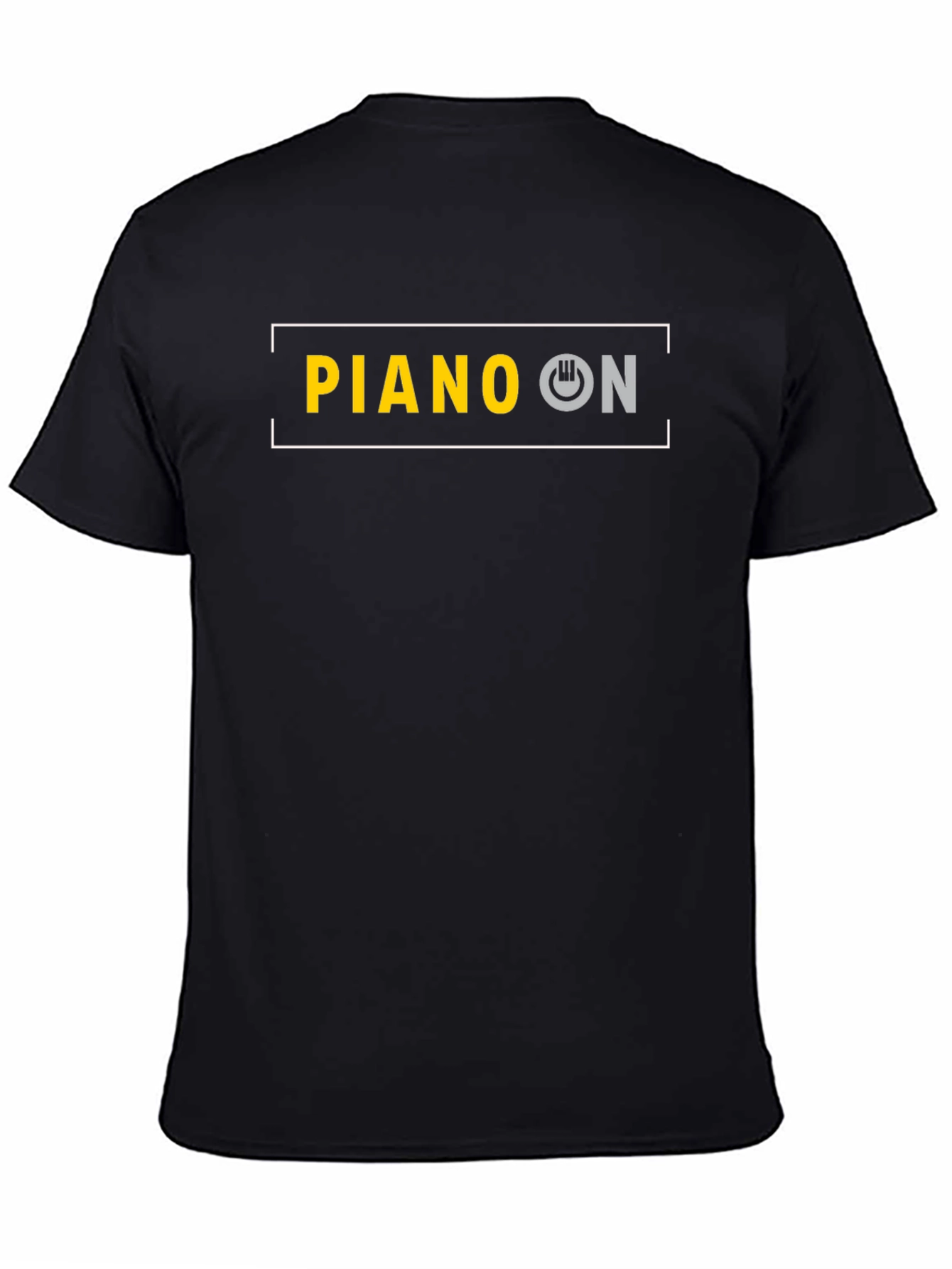 Black Piano On Black T-Shirt view 4