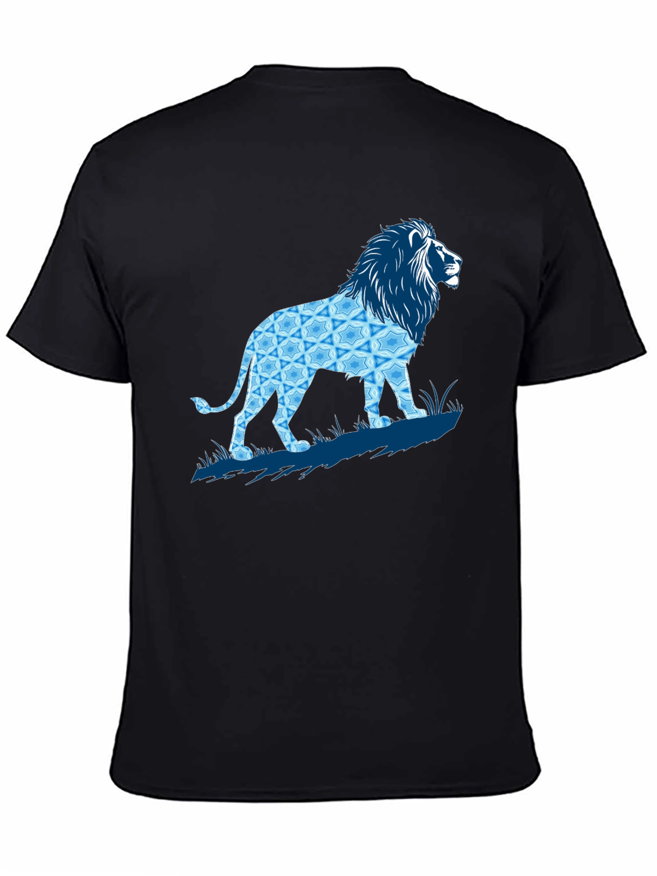 Black Lion Graphic T-Shirt - Stylish Men's Tee view 4