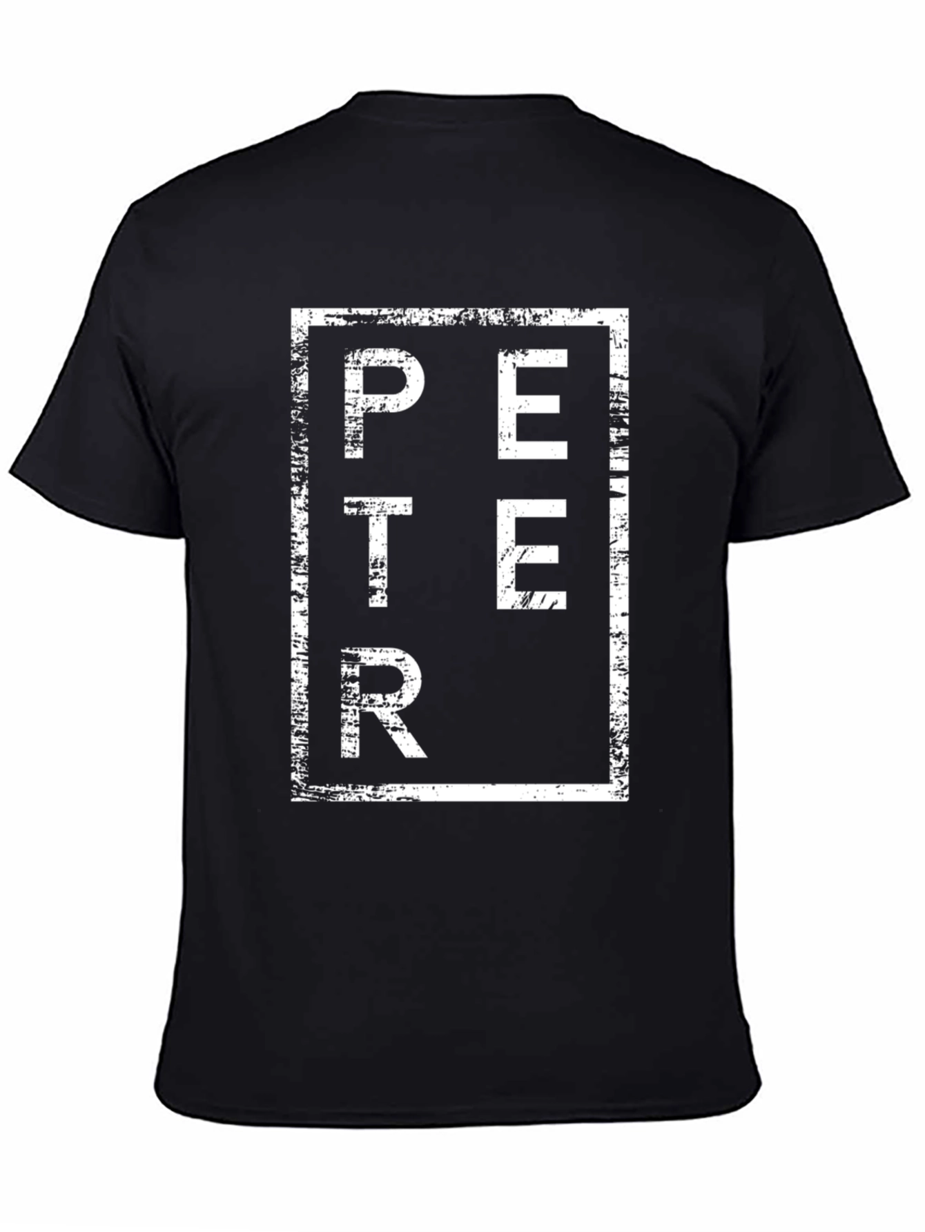 Black Peter Graphic Tee - Black Cotton Blend view 4