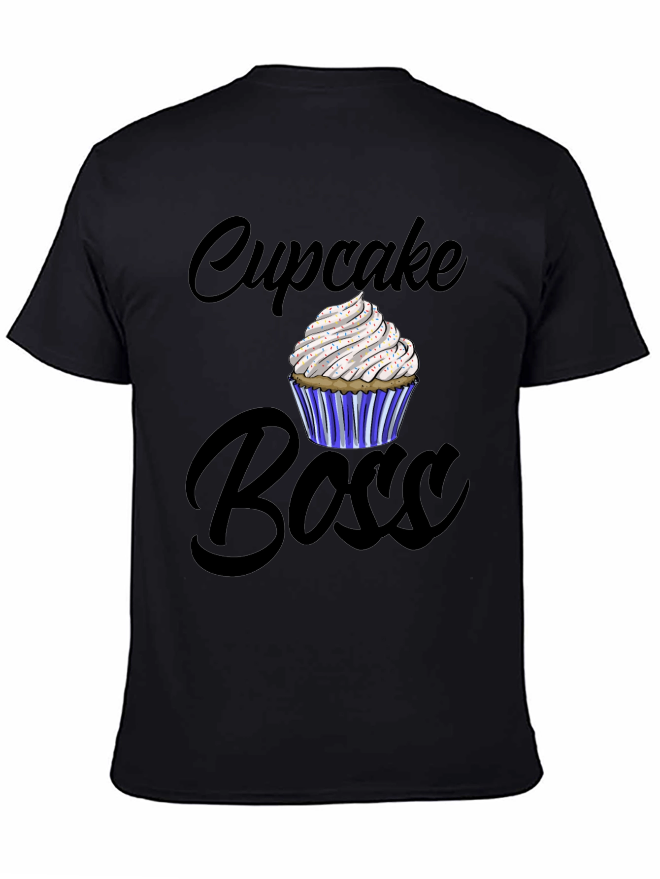 Black Cupcake Boss Graphic Tee - Stylish Comfort view 4