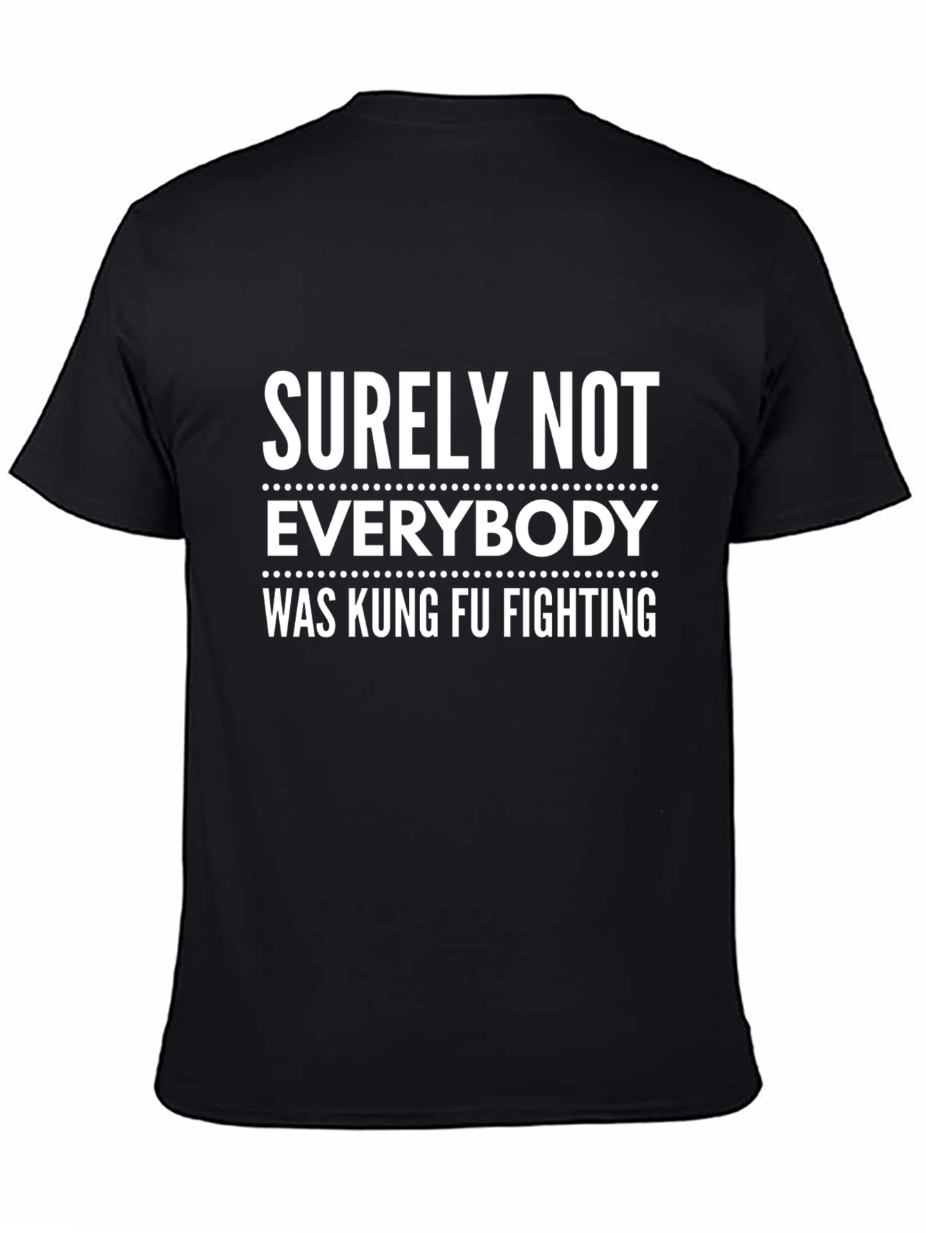 Black Kung Fu Fighting Graphic Tee view 4