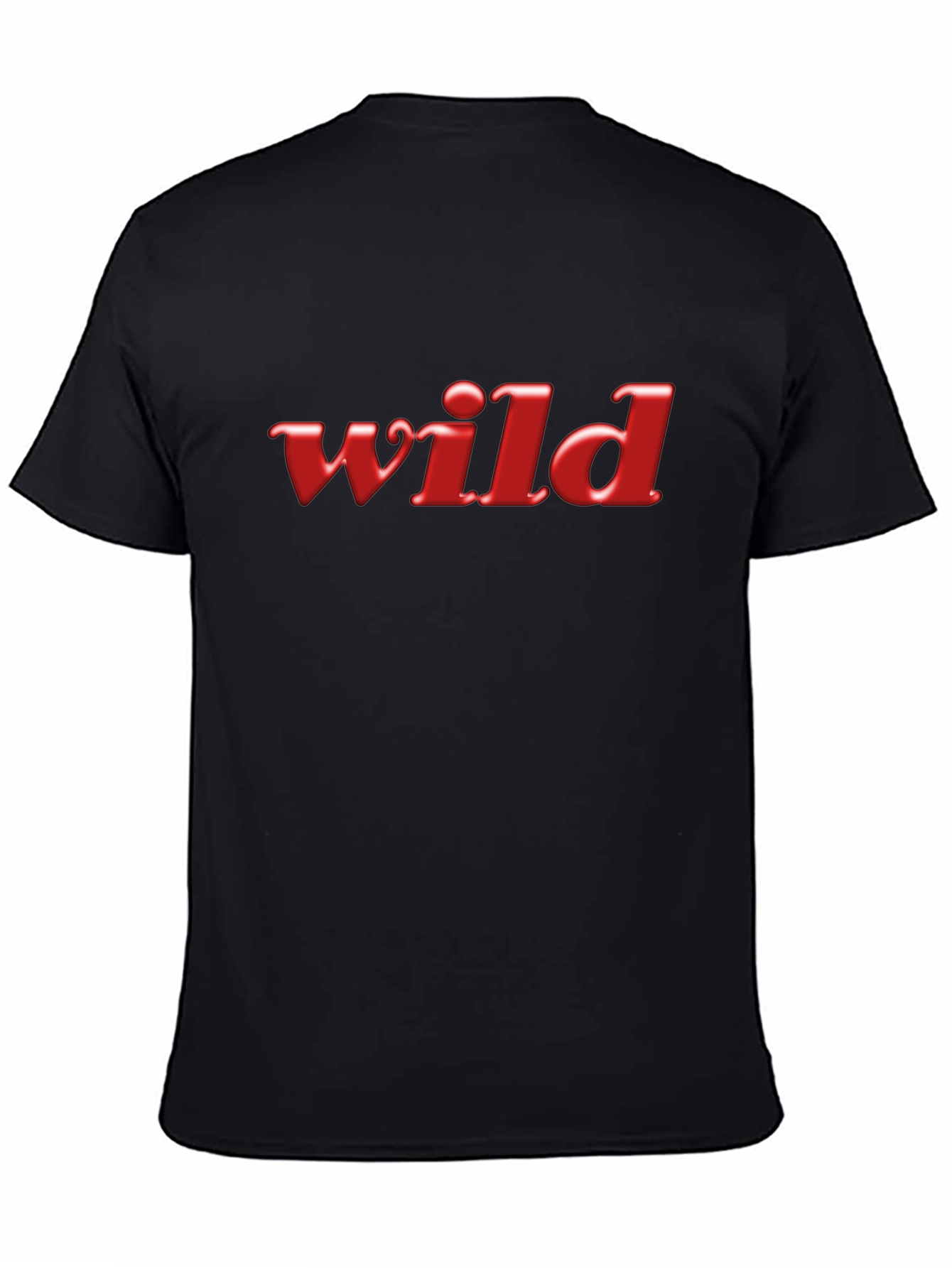 Black Wild Graphic T-Shirt - Bold Statement Tee view 4