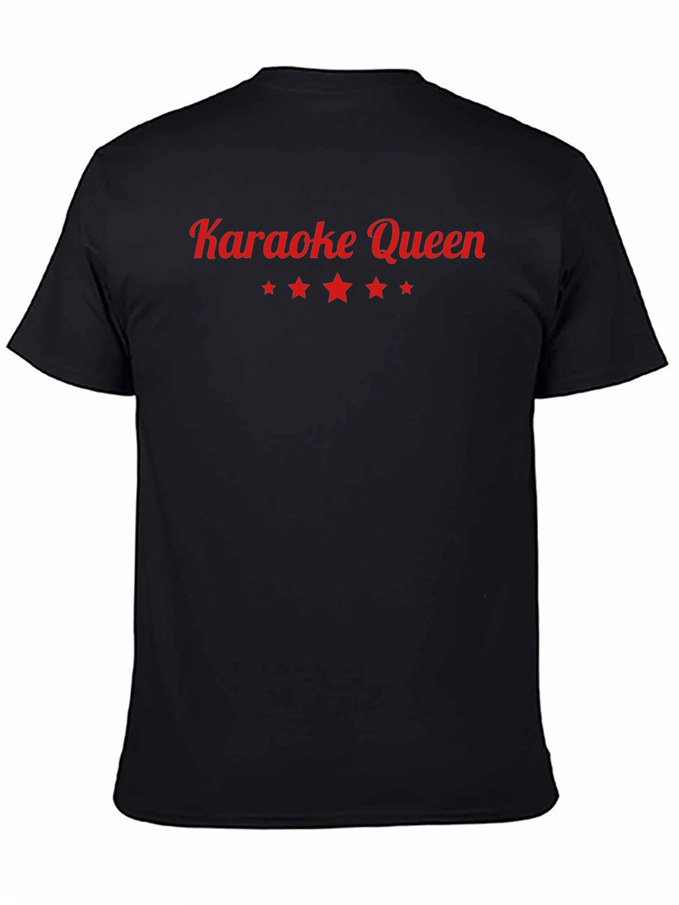 Black Karaoke Queen Black T-Shirt view 4