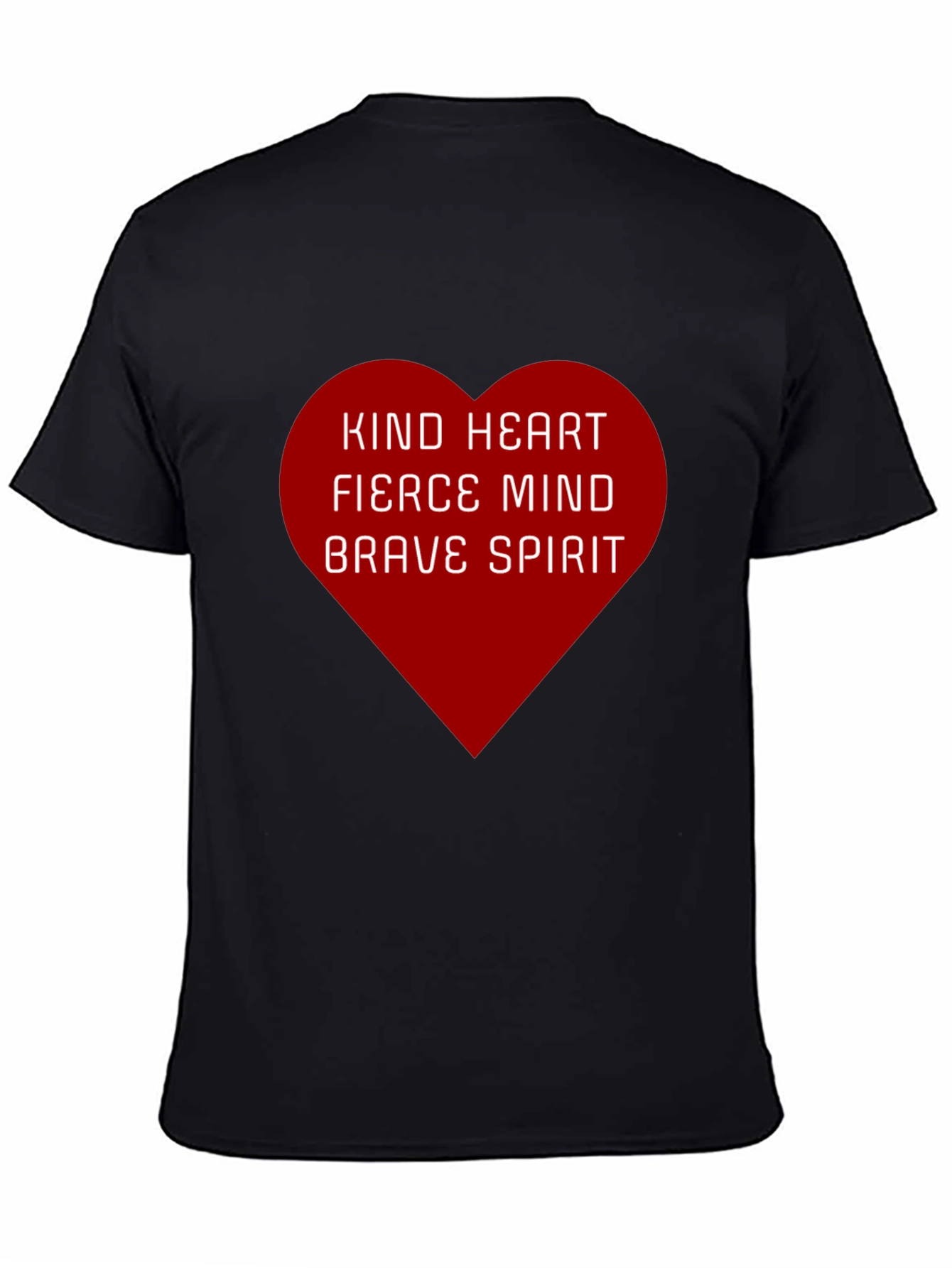 Black Kind Heart, Fierce Mind Graphic Tee - Unisex view 4