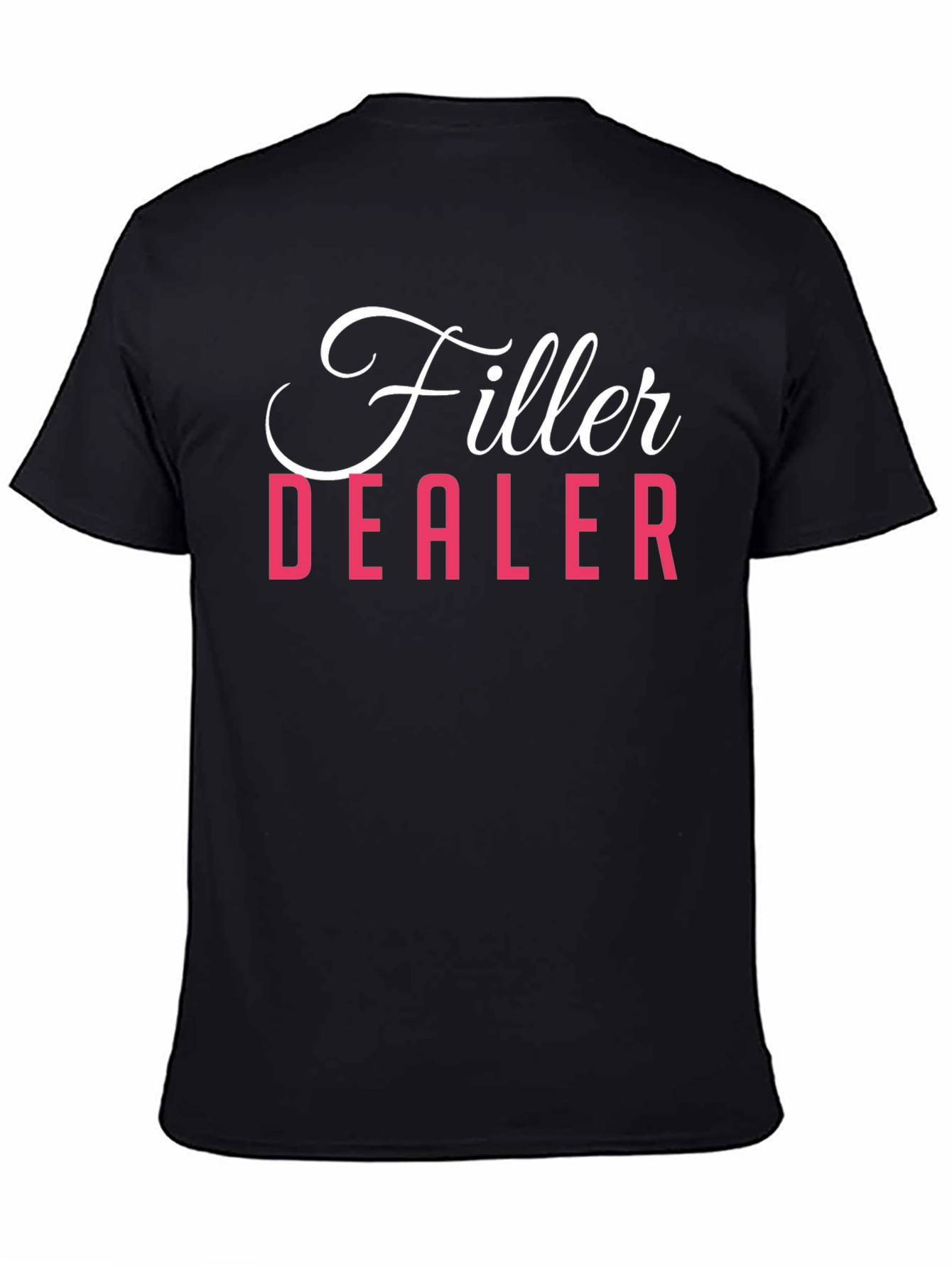 Black Filler Dealer Black Graphic T-Shirt view 4