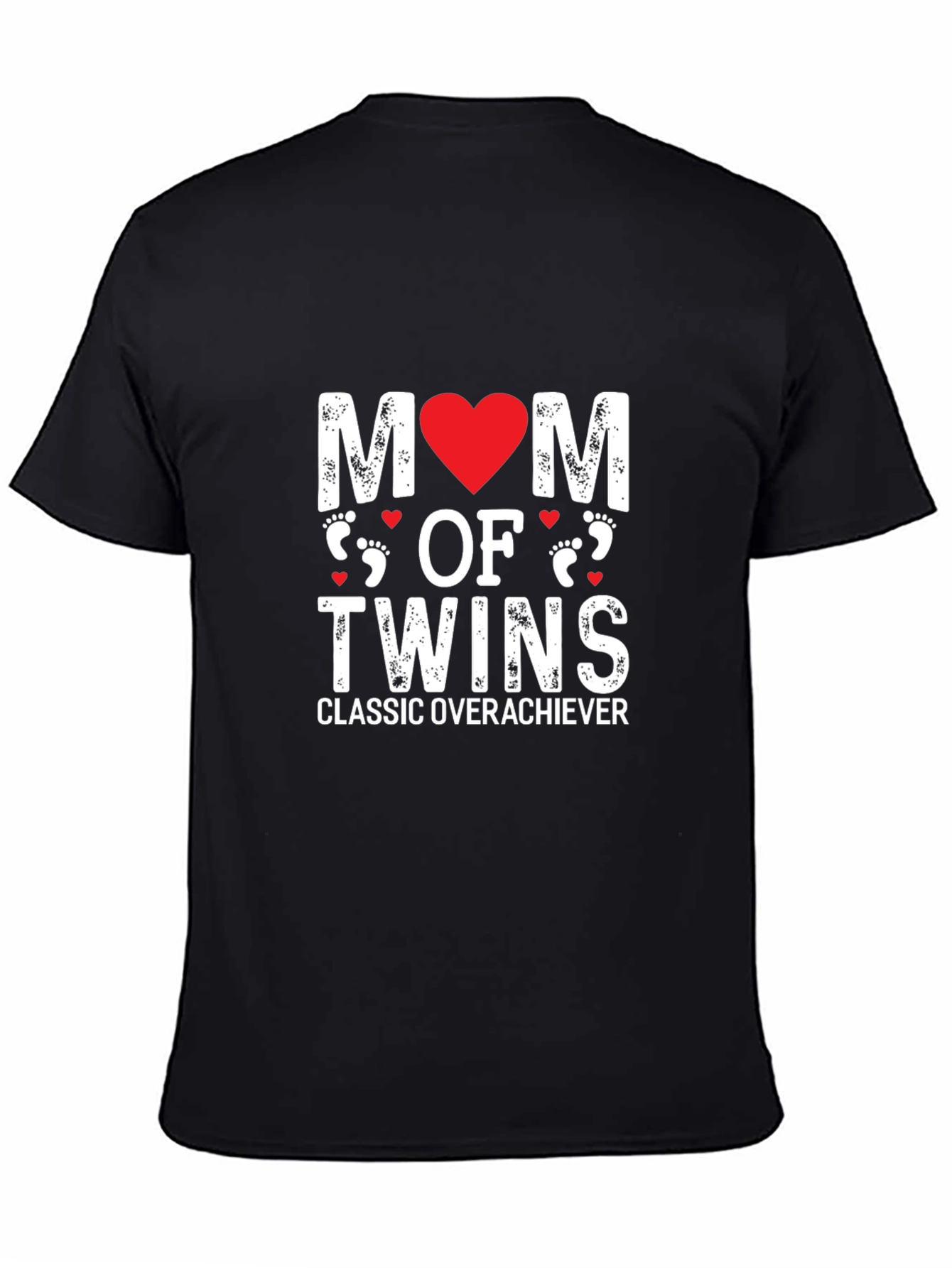 Mom of Twins T-Shirt - Classic Overachiever - 4