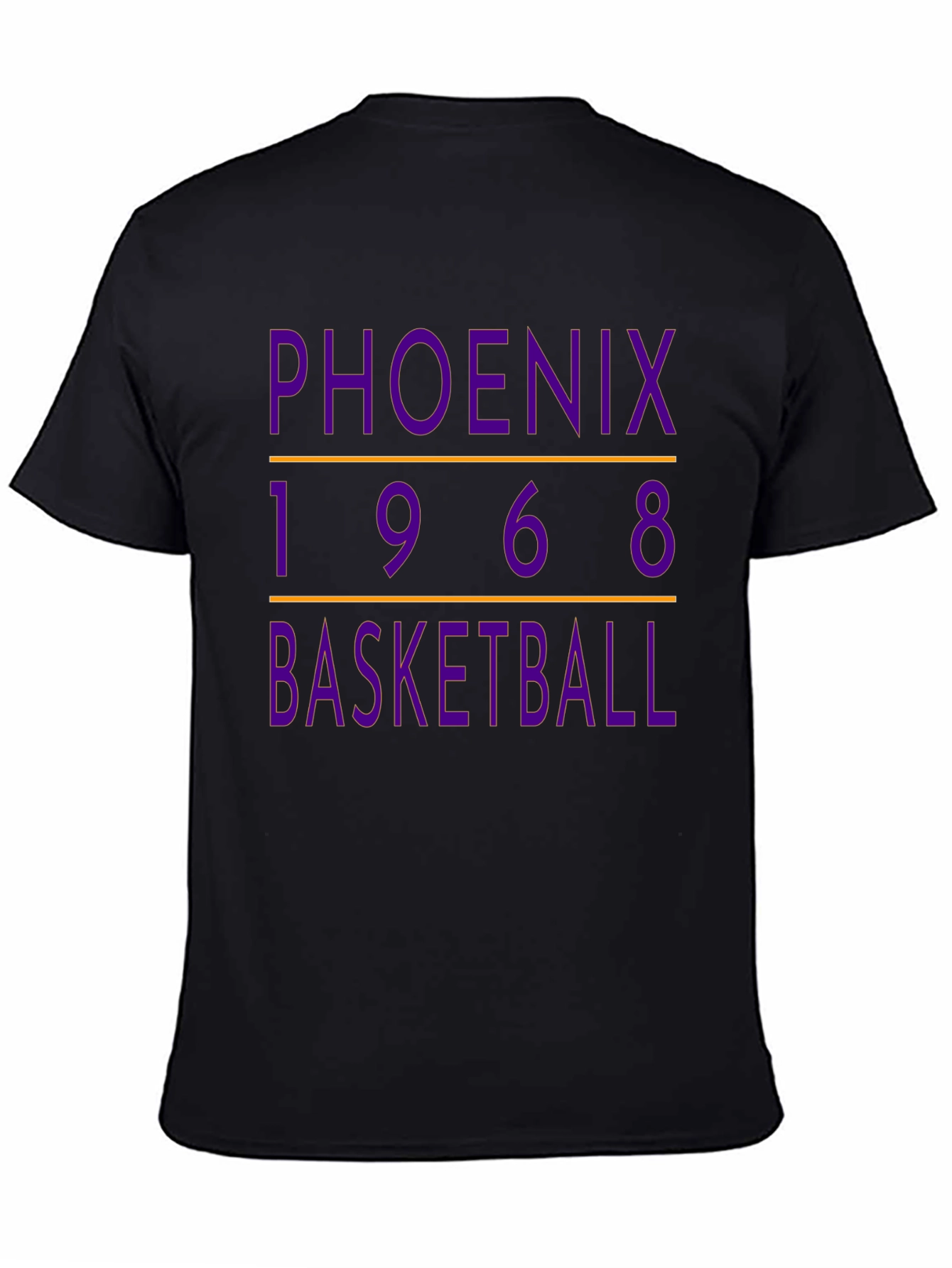 Black Phoenix Basketball 1968 T-Shirt - Retro Sports Tee view 4