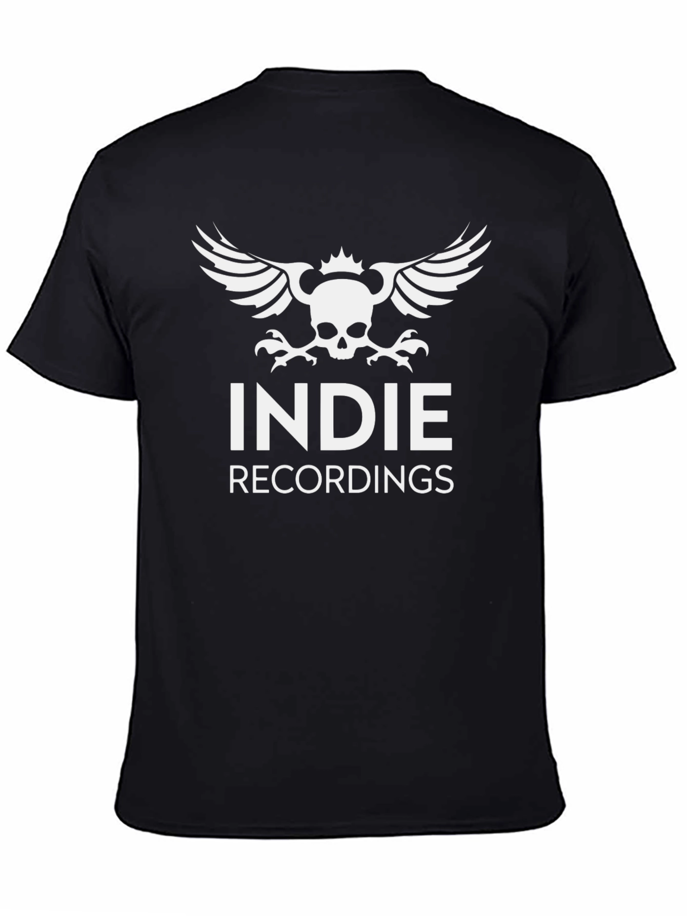 Black Indie Recordings Graphic Print Black Tee view 4
