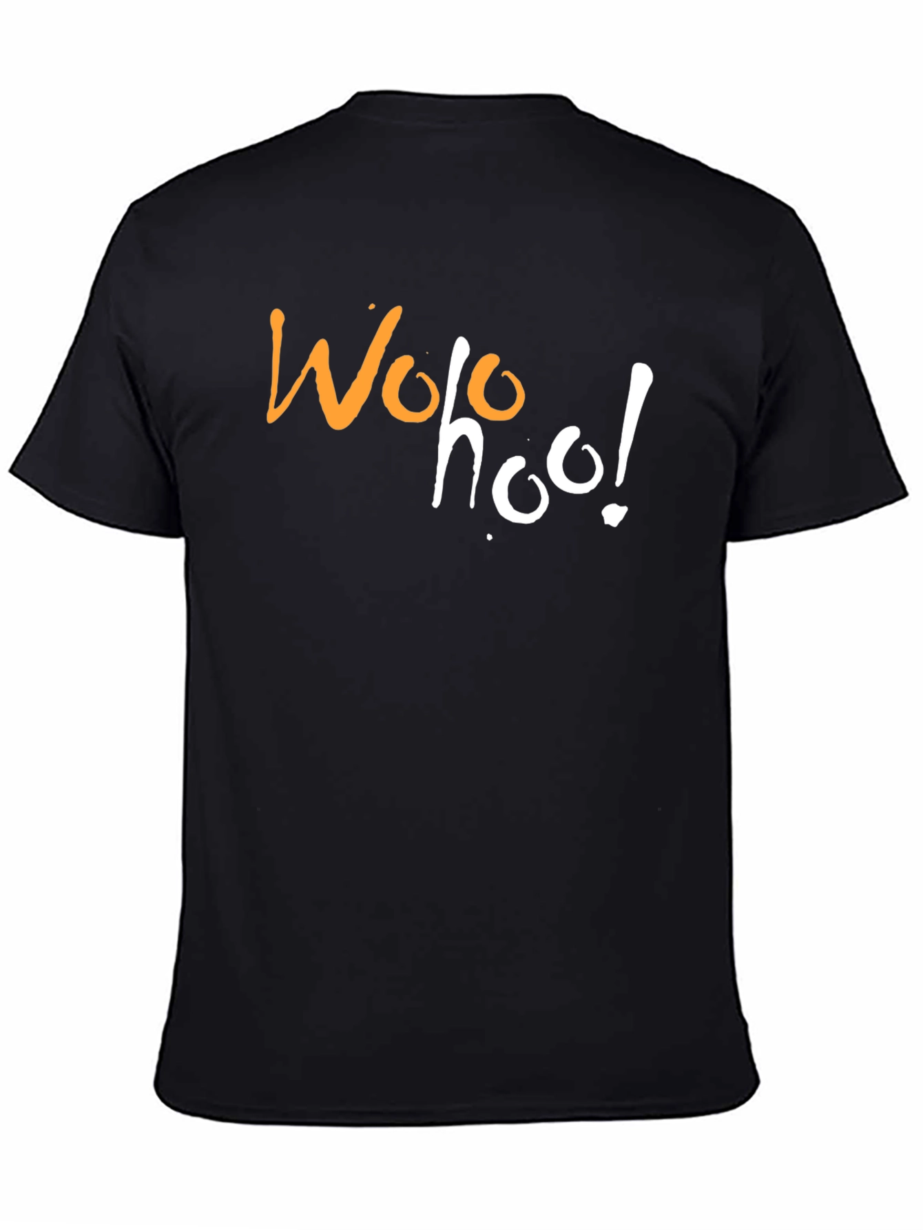 Black Wohoo Graphic T-Shirt view 4