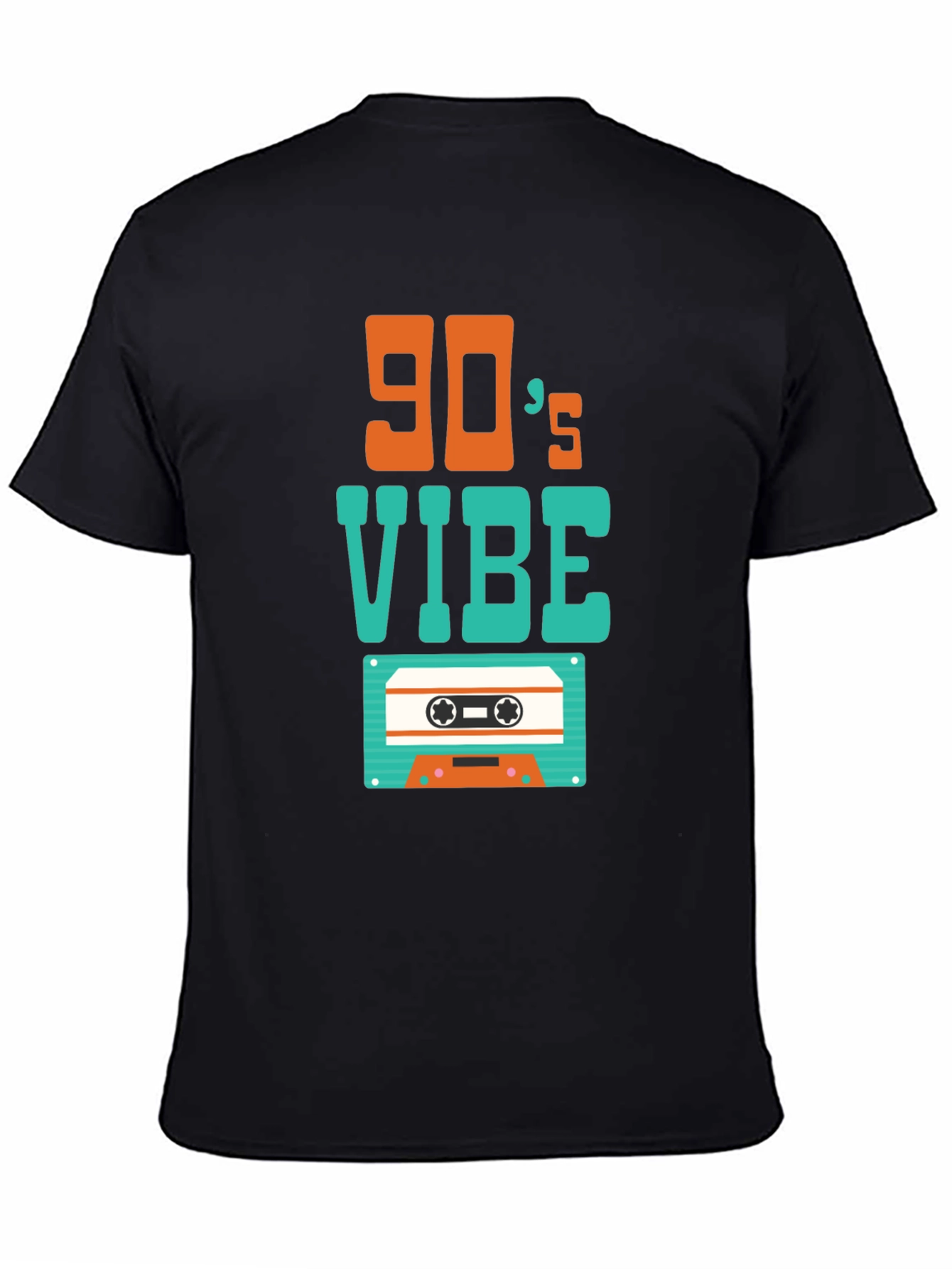 90's Vibe Graphic T-Shirt Retro Cassette Tape Design - 4