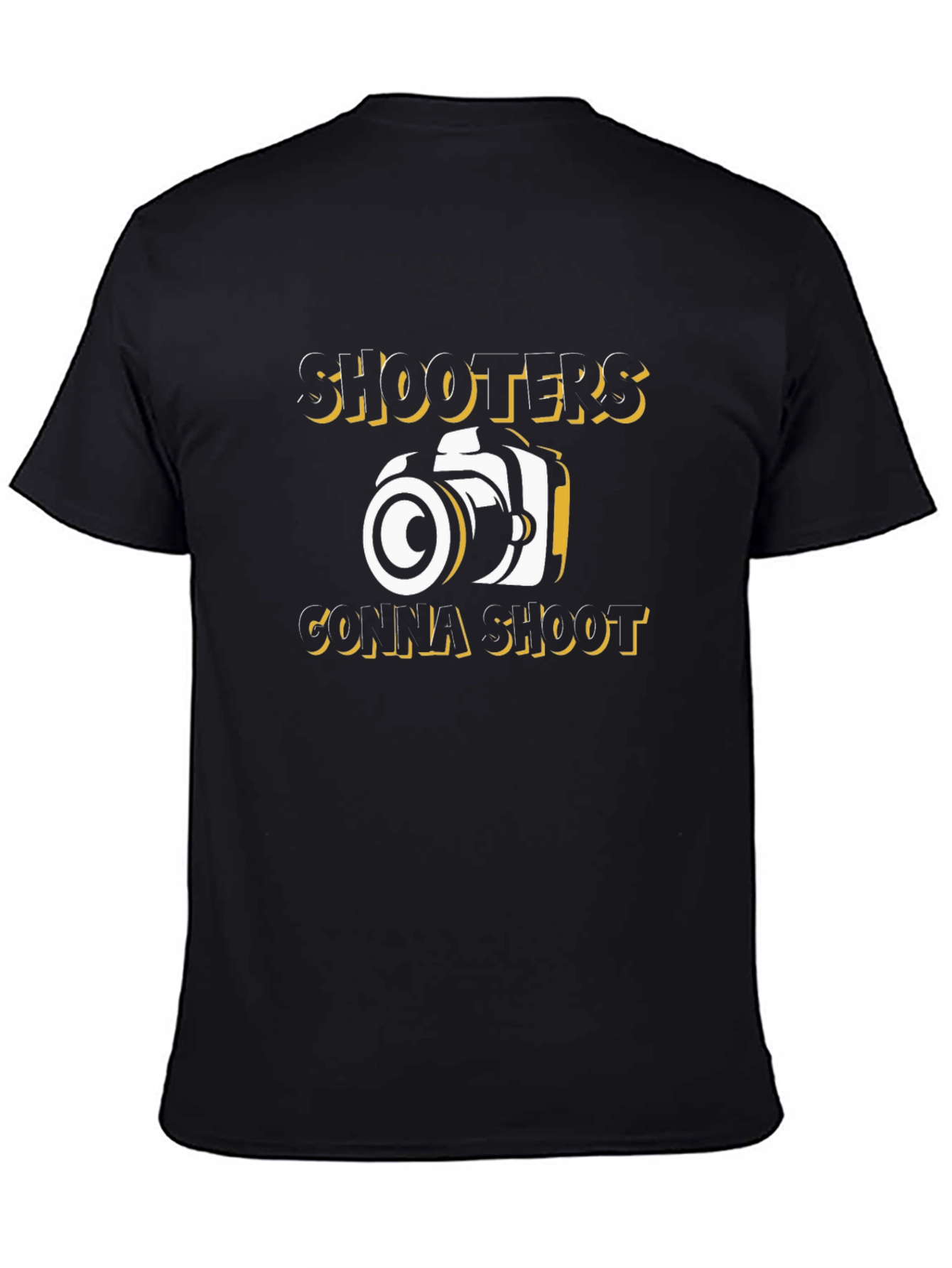 Black Shooters Gonna Shoot Camera T-Shirt view 4