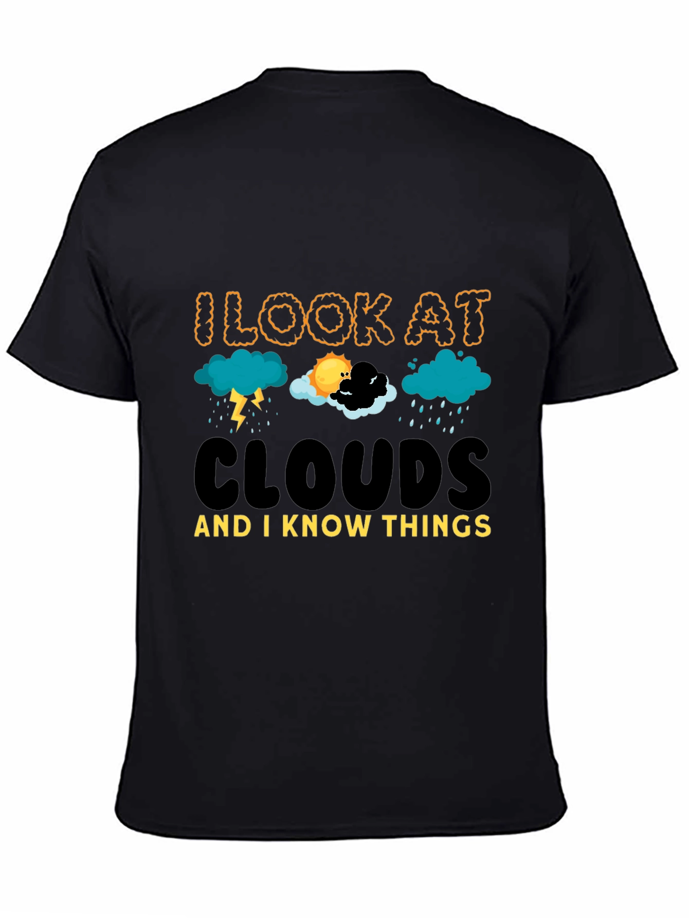 Black Cloud Expert Black T-Shirt view 4