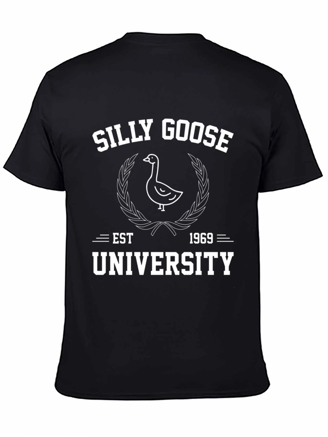 Black Silly Goose University T-Shirt - Est. 1969 view 4