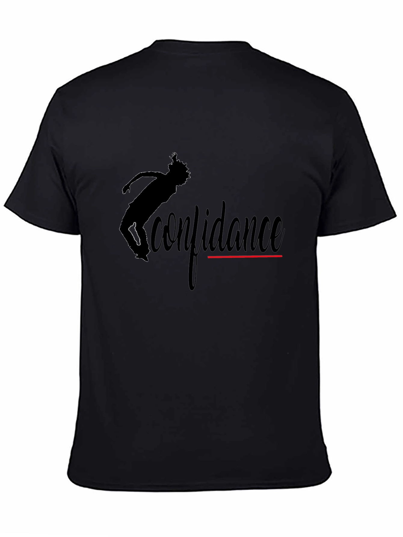 Black Confidence Dancer Black T-Shirt view 4