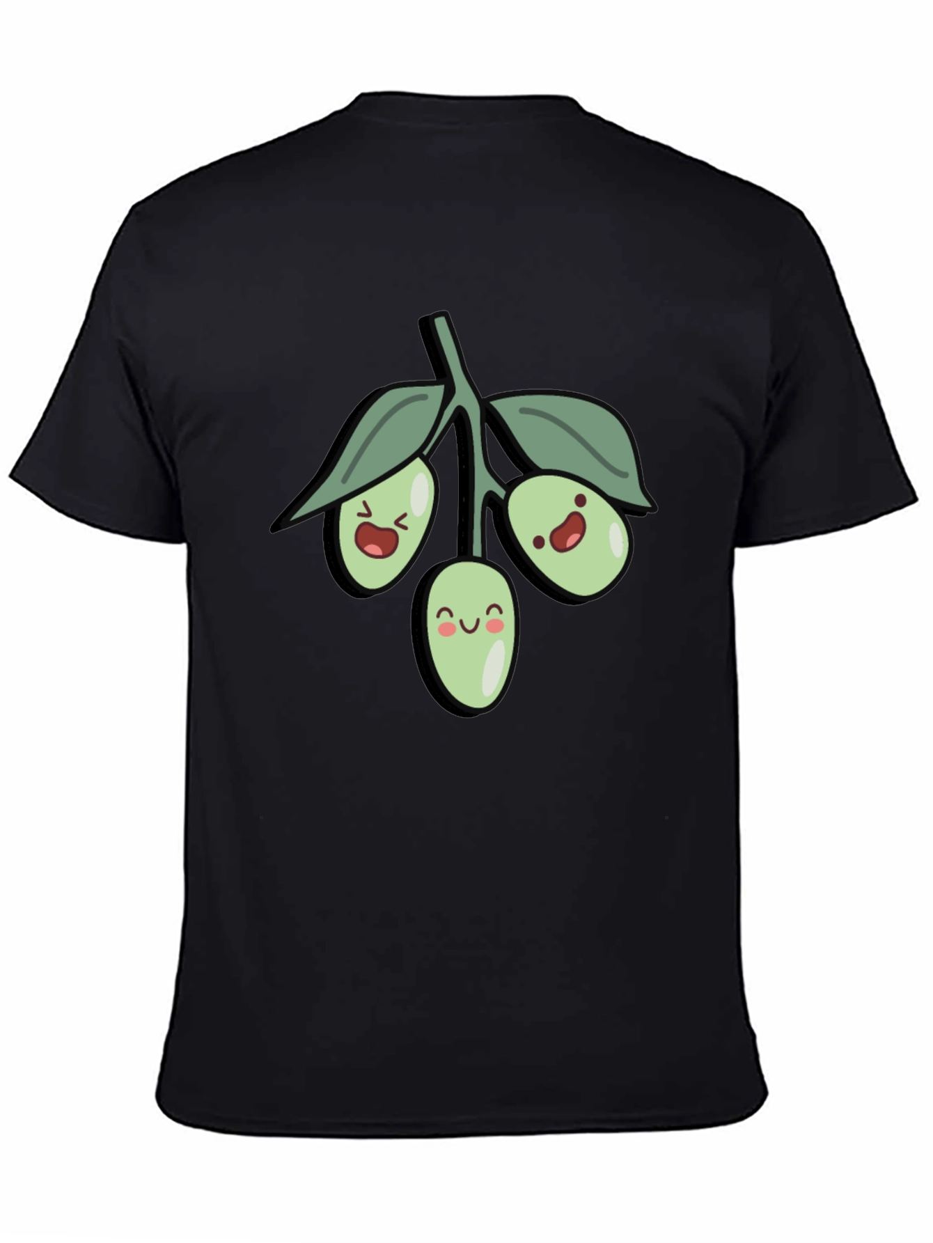 Black Olive You T-Shirt - Cute Graphic Tee view 4