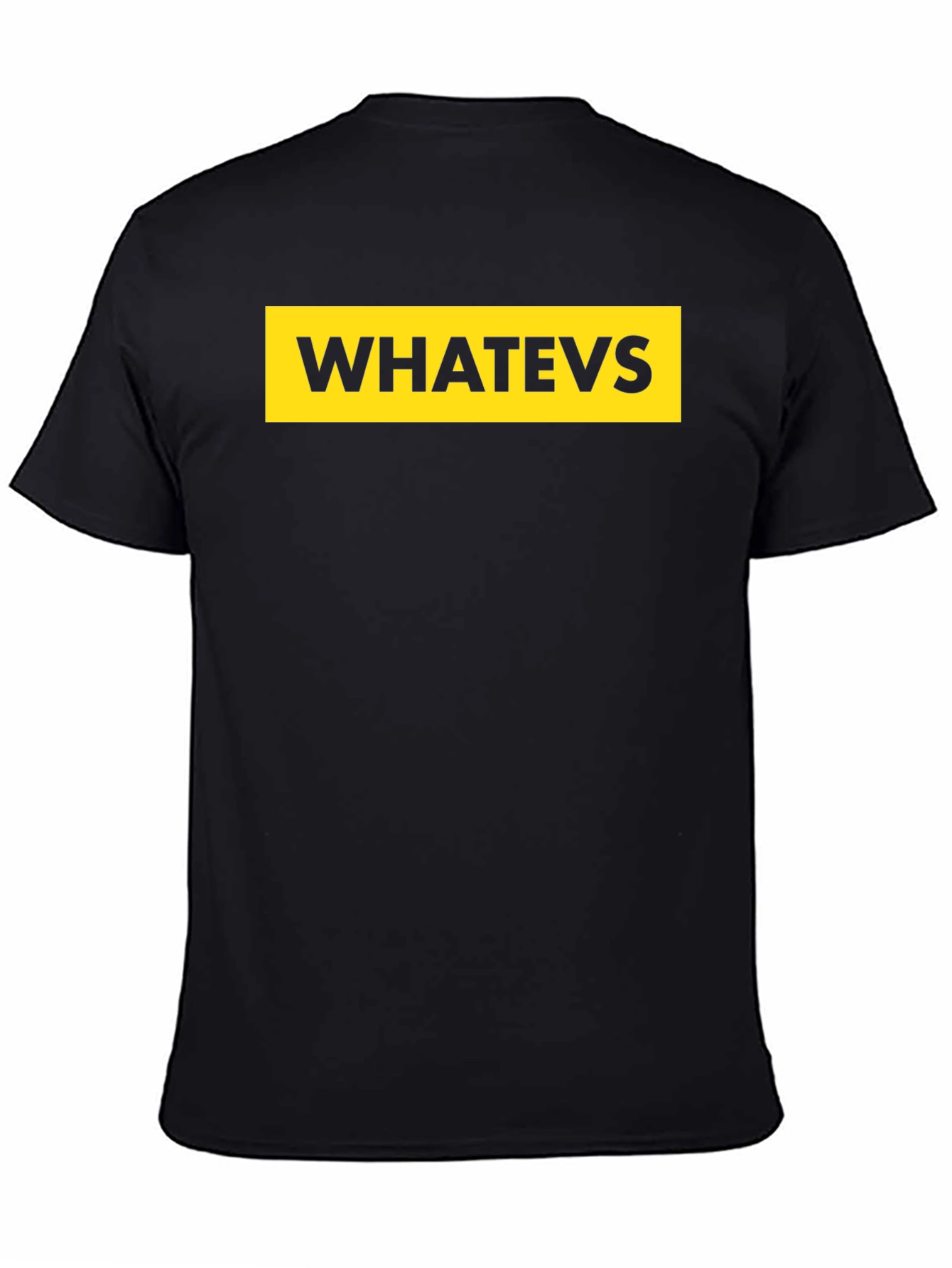 Black Whatever T-Shirt - Casual Wear view 4