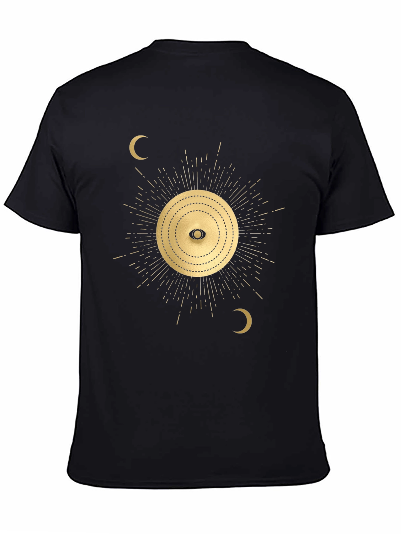 Black Celestial Eye Graphic T-Shirt - Stylish & Unique Design view 4