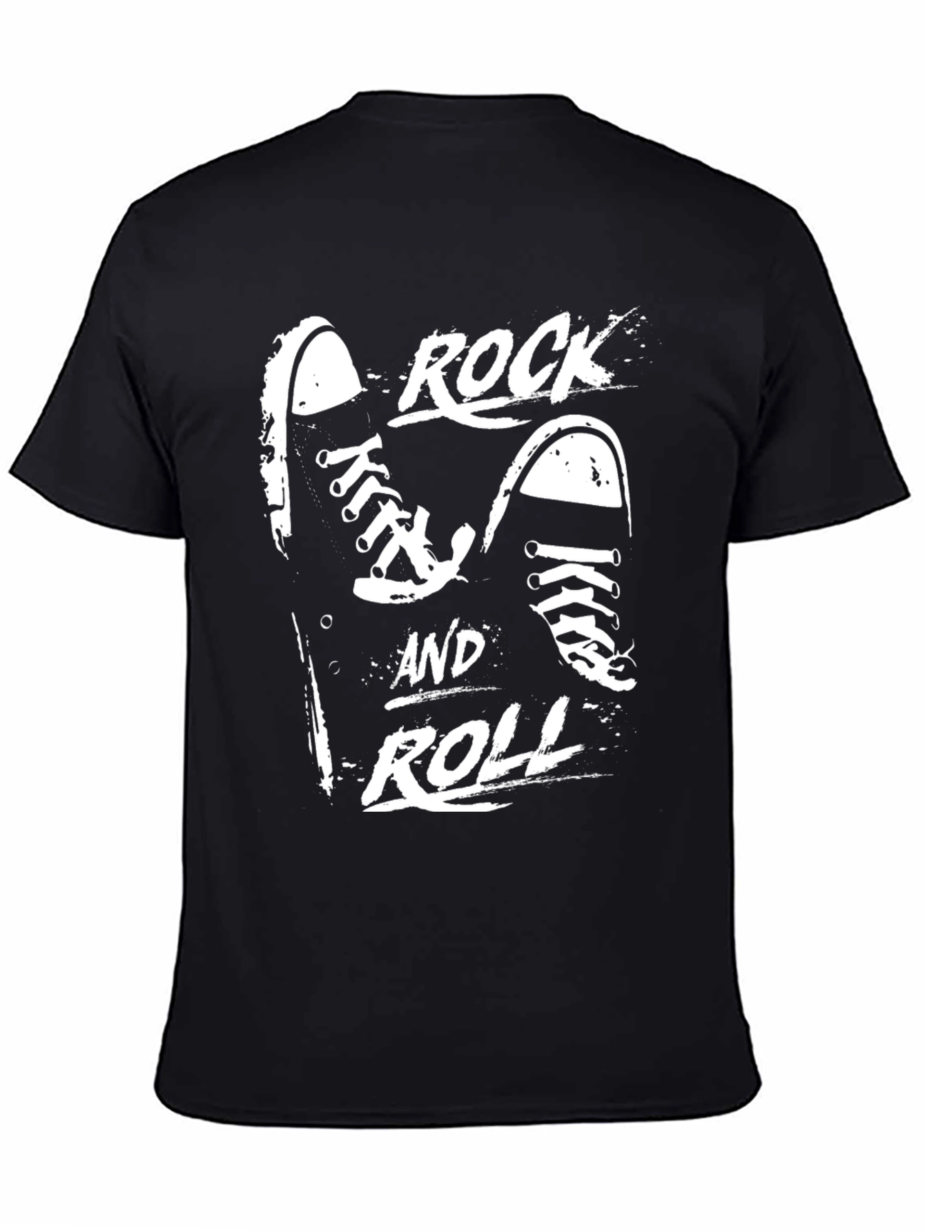Rock and Roll Sneakers Graphic Tee - 4