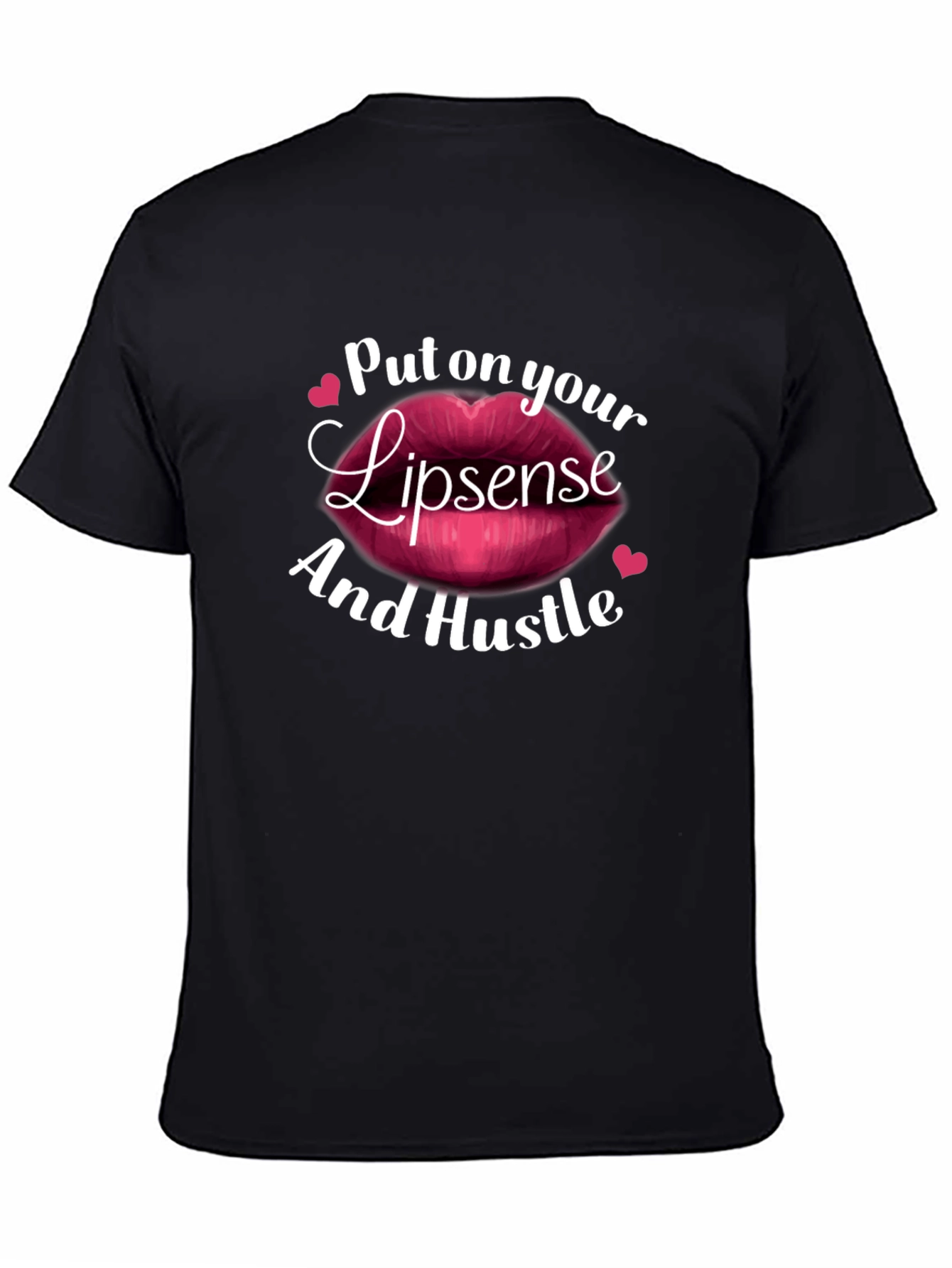 Black Lipsense Hustle Graphic Tee view 4